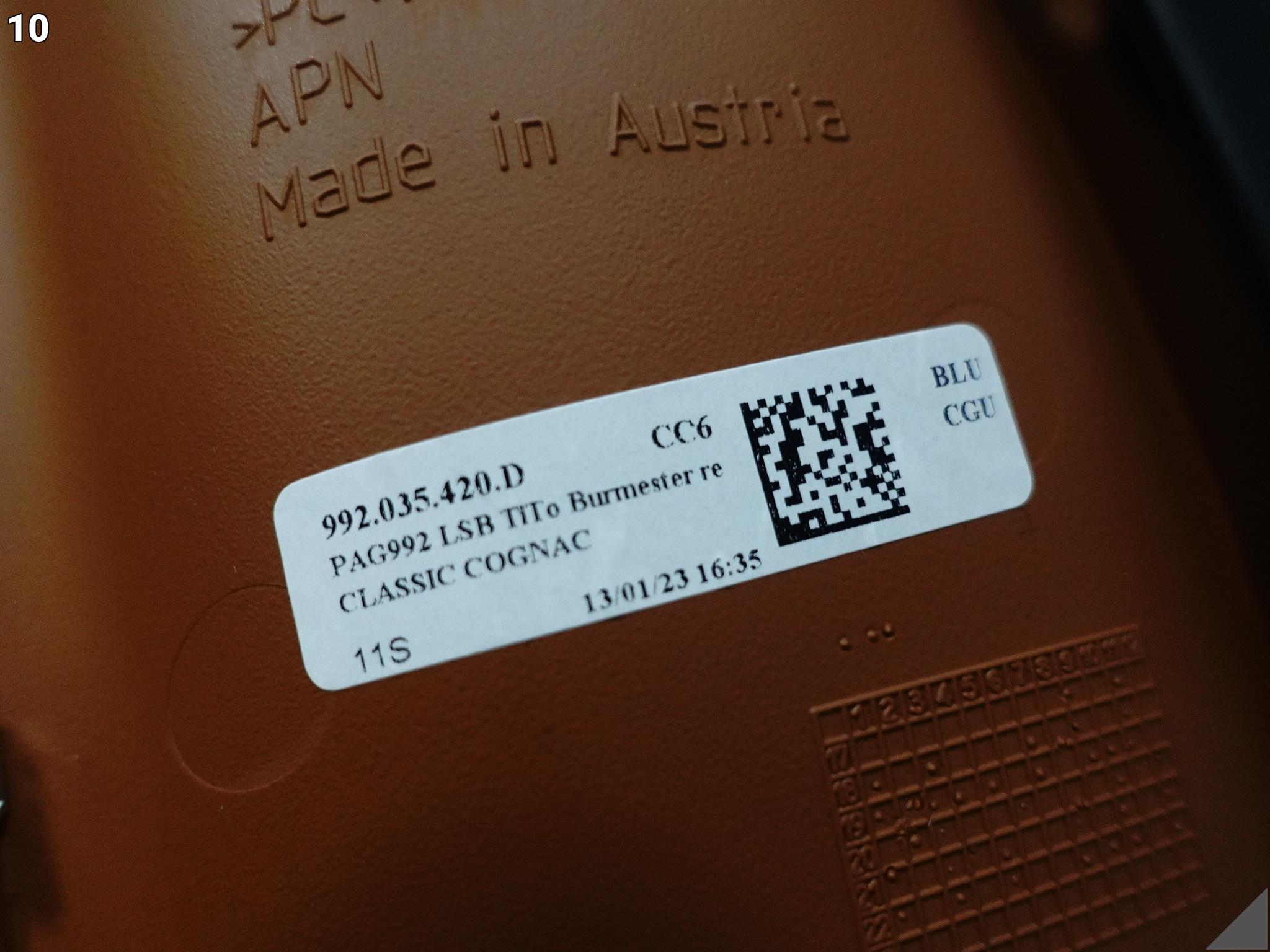 PORSCHE 911 992 19- TAPICERKA DRZWI PRAWYCH PRZÓD CLASSIC COGNAC PEPITA PORSCHE 911 992 19- TAPICERKA DRZWI PRAWYCH PRZÓD CLASSIC COGNAC PEPITA - obrazek 11