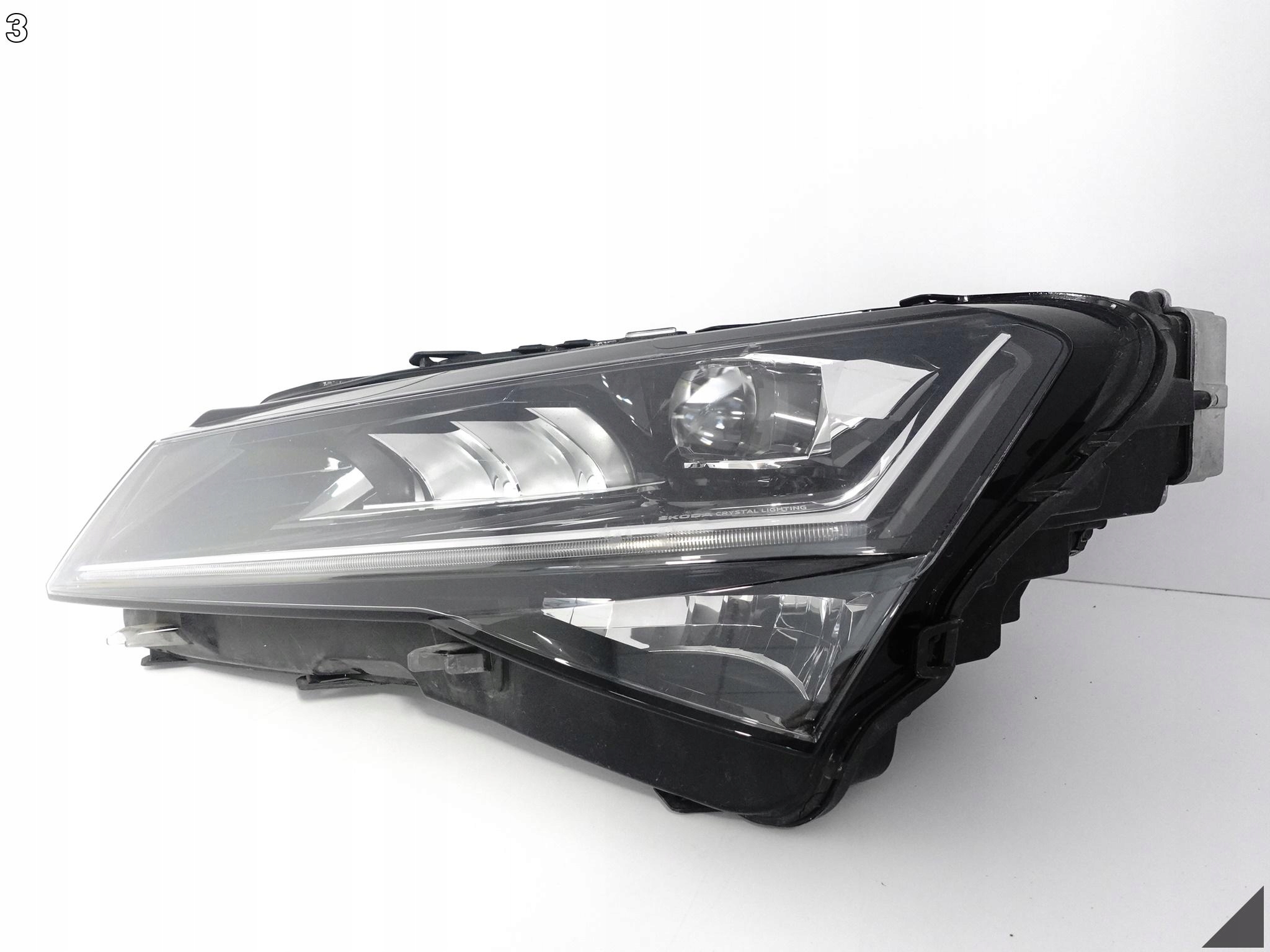SKODA SUPERB 3V1 LIFT 19- LAMPA FULL LED CRYSTAL LIGHTING HIGH LEWA PRZÓD SKODA SUPERB 3V1 LIFT 19- LAMPA FULL LED CRYSTAL LIGHTING HIGH LEWA PRZÓD - obrazek 4