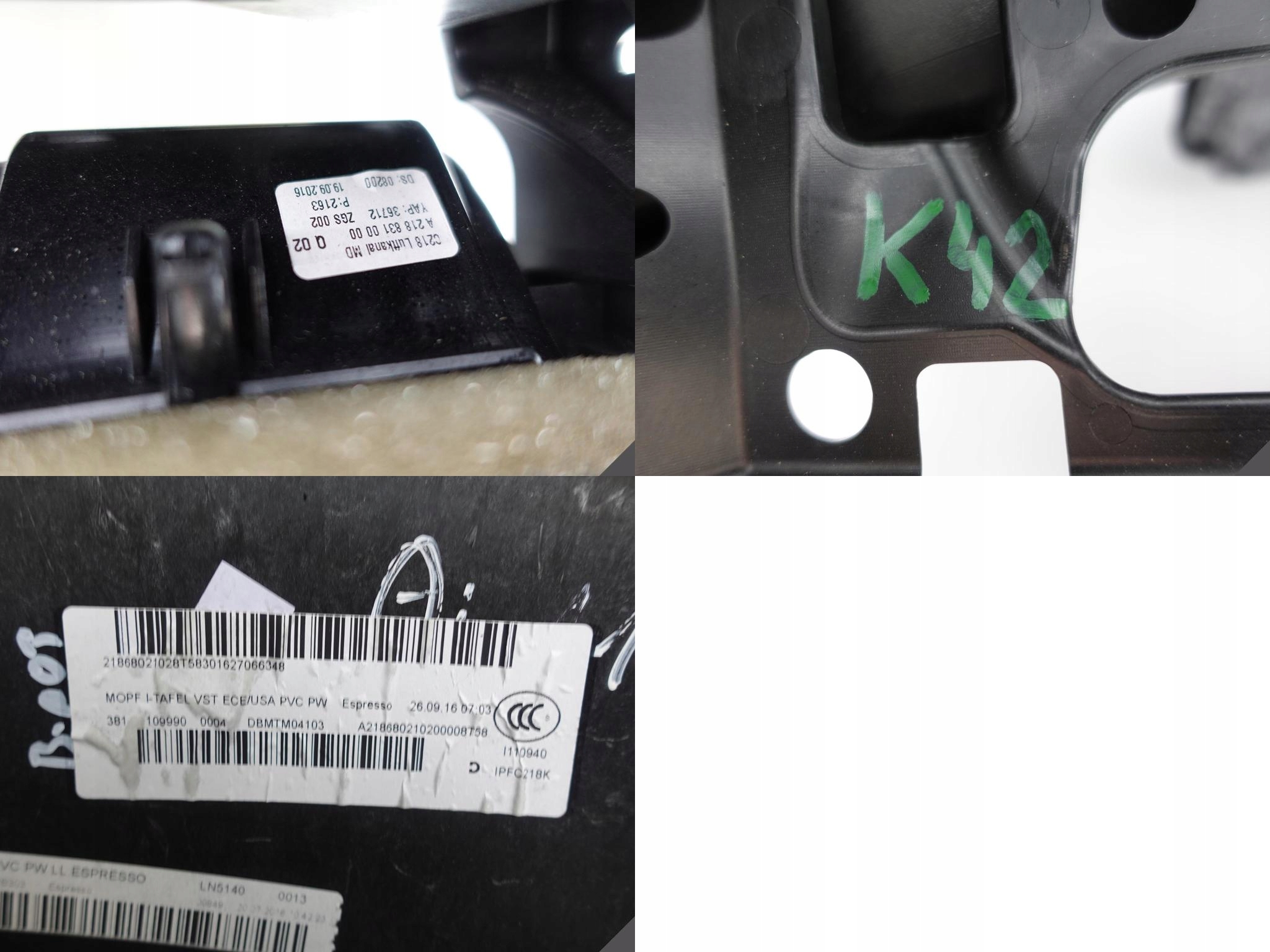 MERCEDES CLS C218 X218 KONSOLA DESKA KOKPIT SKÓRA MERCEDES CLS C218 X218 KONSOLA DESKA KOKPIT SKÓRA - obrazek 12