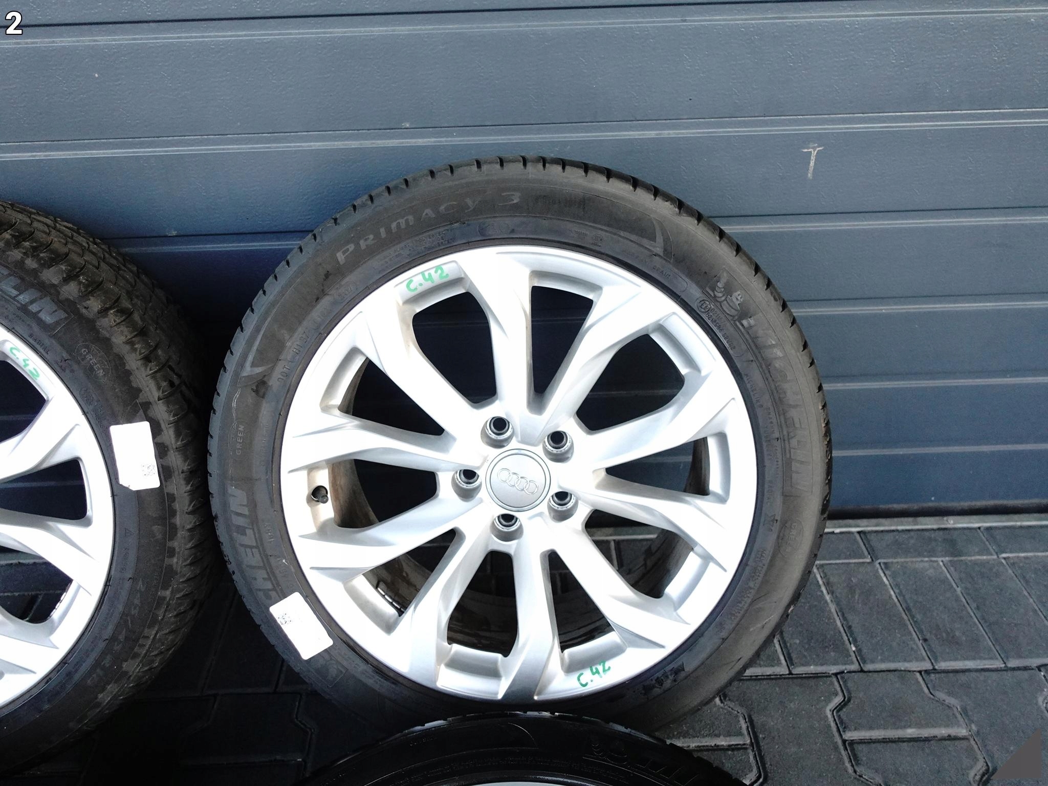 AUDI A6 S6 4G0 C7 8JX18 ET39 MICHELIN 245/45 KOMPLET FELGI+OPONY 7MM LATO AUDI A6 S6 4G0 C7 8JX18 ET39 MICHELIN 245/45 KOMPLET FELGI+OPONY 7MM LATO - obrazek 3