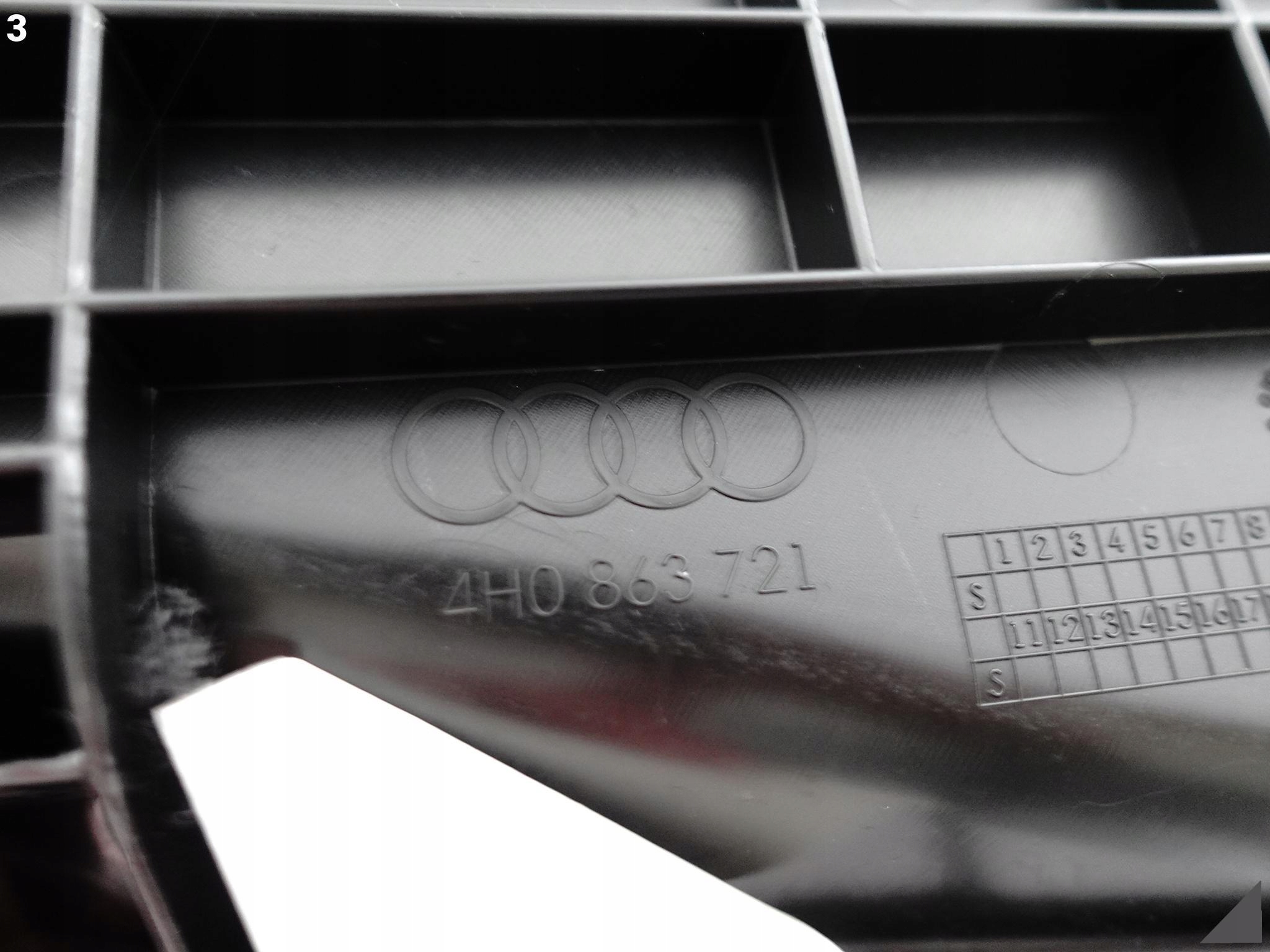 AUDI A8 4H0 D4 LIFT 13-17 TYLNY PANEL PRZEGRODOWY BAGAŻNIKA TAPICERKA LONG AUDI A8 4H0 D4 LIFT 13-17 TYLNY PANEL PRZEGRODOWY BAGAŻNIKA TAPICERKA LONG - obrazek 4