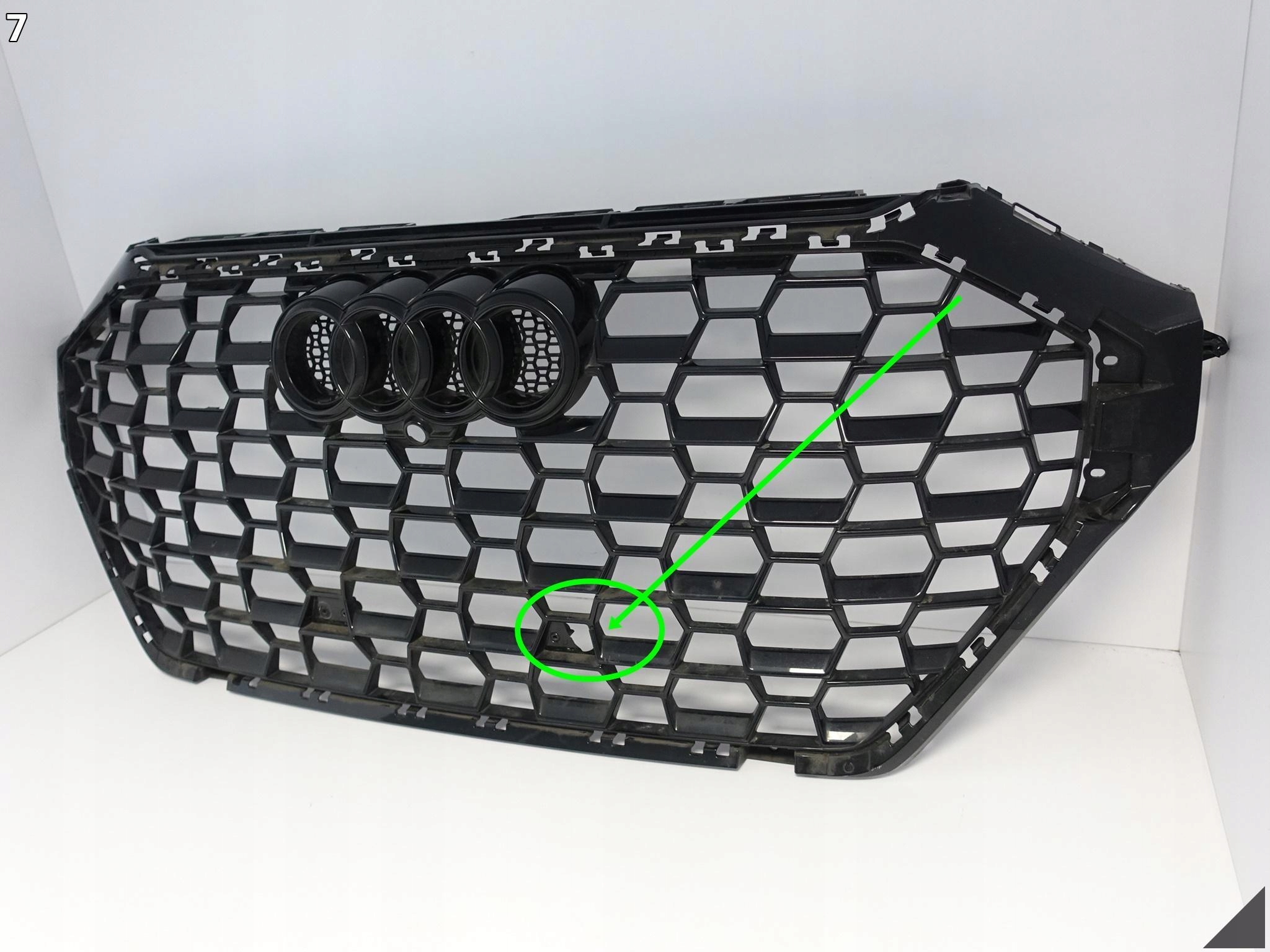 AUDI RSQ3 Q3 RS II F3 83A 18- ZDERZAK GRILL ATRAPA PRZÓD CZARNY / BLACK AUDI RSQ3 Q3 RS II F3 83A 18- ZDERZAK GRILL ATRAPA PRZÓD CZARNY / BLACK - obrazek 8