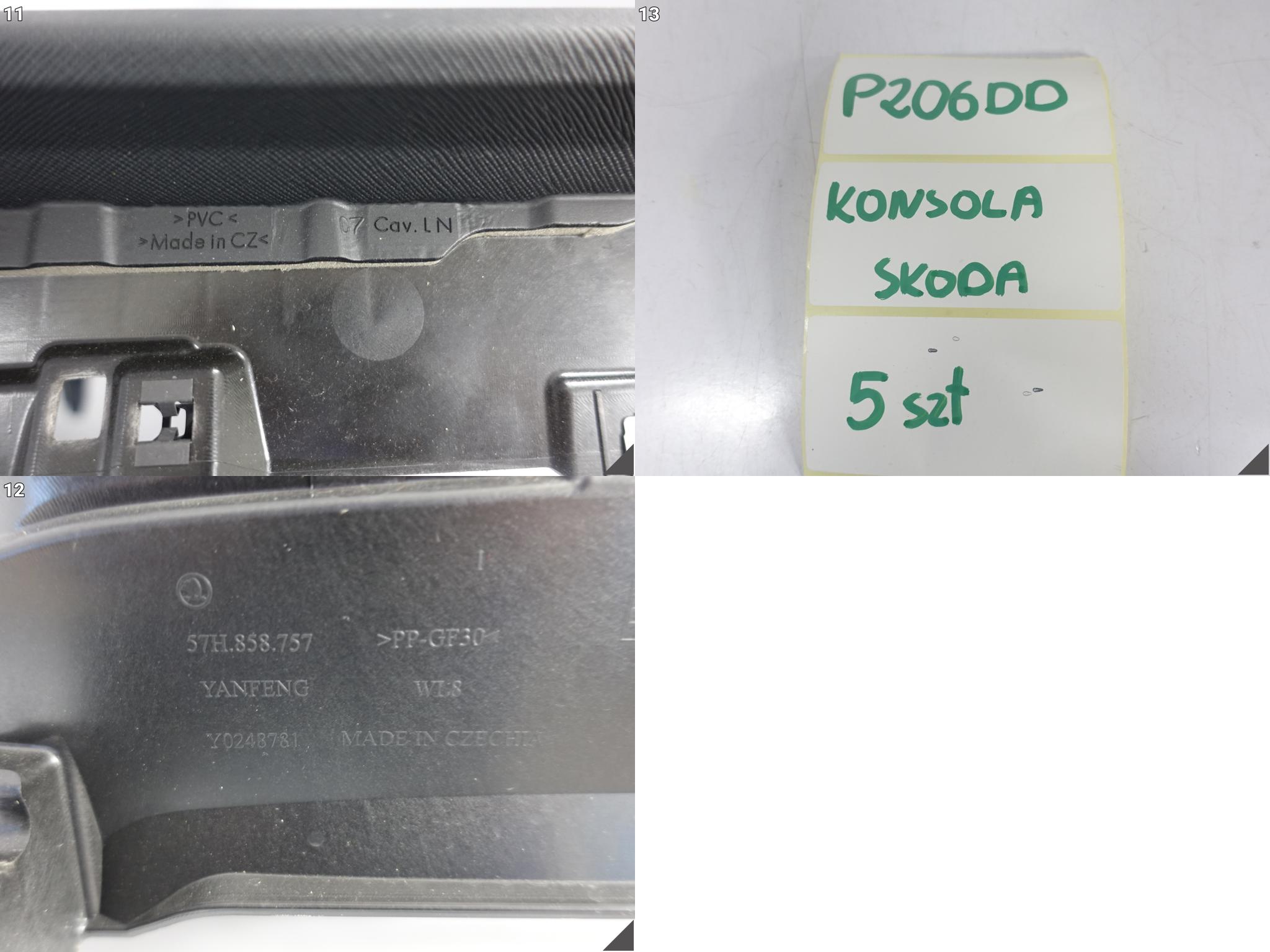 SKODA KODIAQ II 2 57H 24- KONSOLA KOKPIT DESKA ROZDZIELCZA 57H857007 XCC SKODA KODIAQ II 2 57H 24- KONSOLA KOKPIT DESKA ROZDZIELCZA 57H857007 XCC - obrazek 12