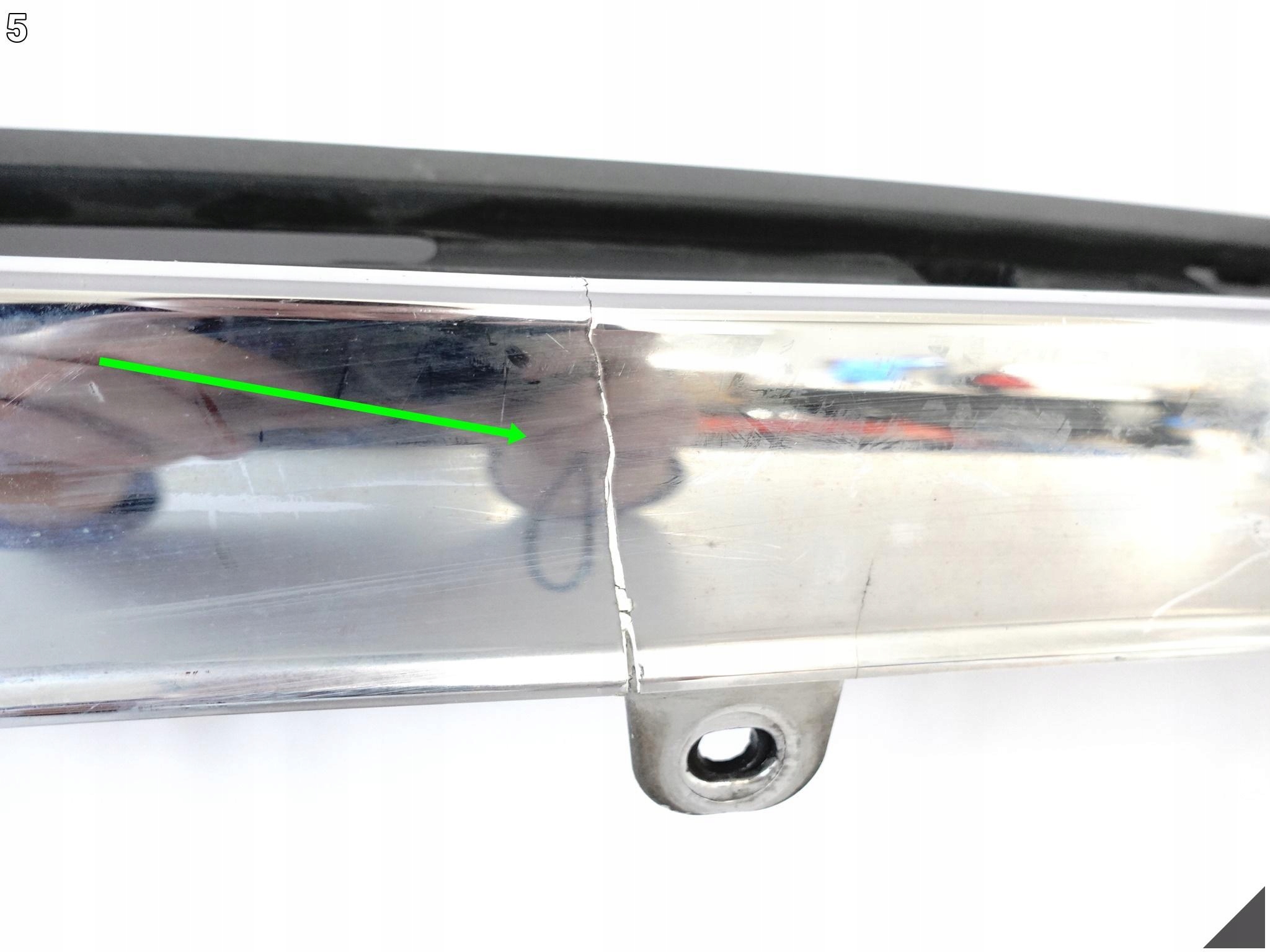 MERCEDES CLS X218 C218 AMG 10-14 ZDERZAK SPOILER DYFUZOR + CHROM LISTWA TYŁ MERCEDES CLS X218 C218 AMG 10-14 ZDERZAK SPOILER DYFUZOR + CHROM LISTWA TYŁ - obrazek 6