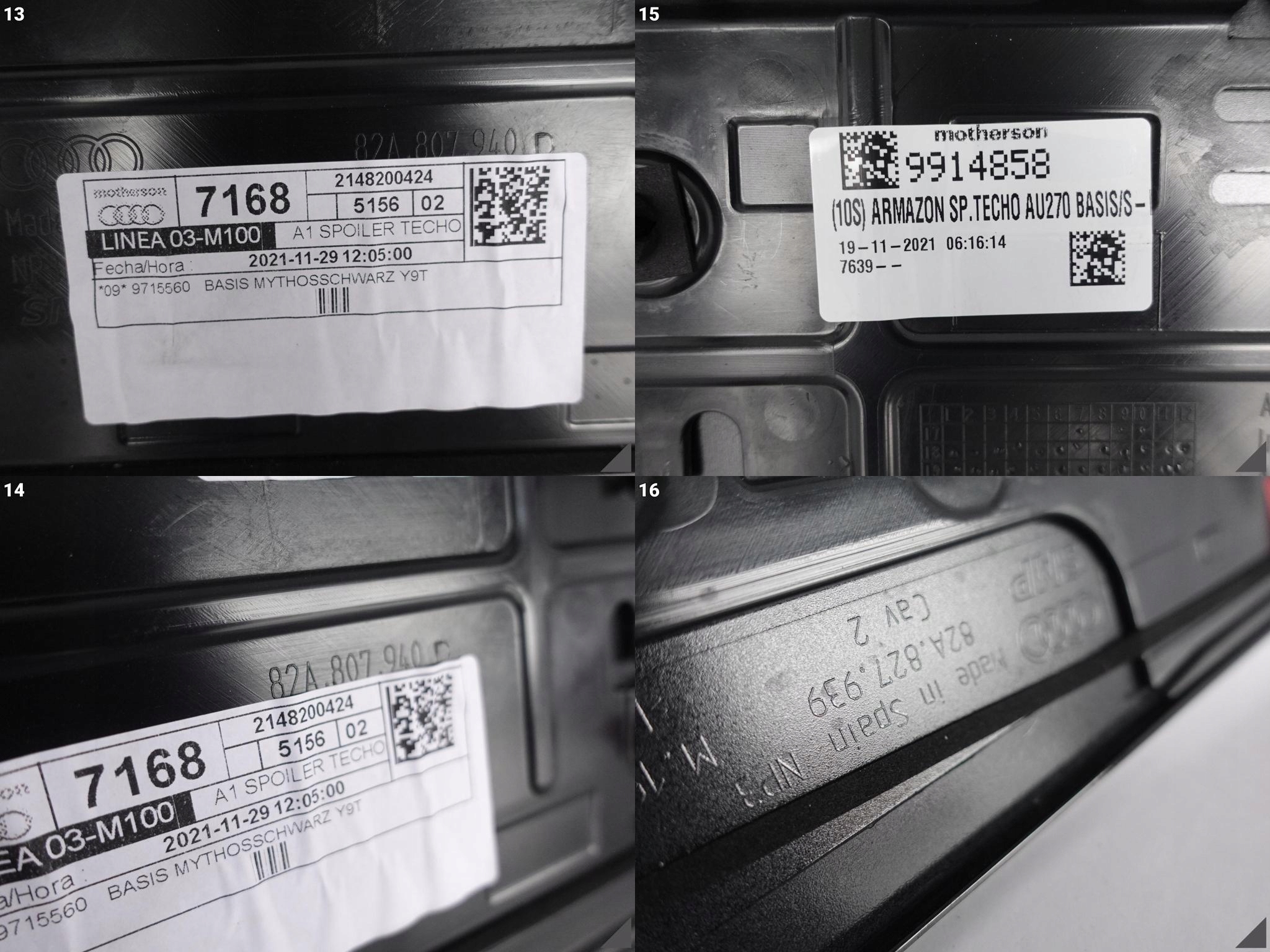 AUDI A1 82A 18- KLAPA BAGAŻNIK SPOILER LOTKA TYŁ AUDI A1 82A 18- KLAPA BAGAŻNIK SPOILER LOTKA TYŁ - obrazek 11