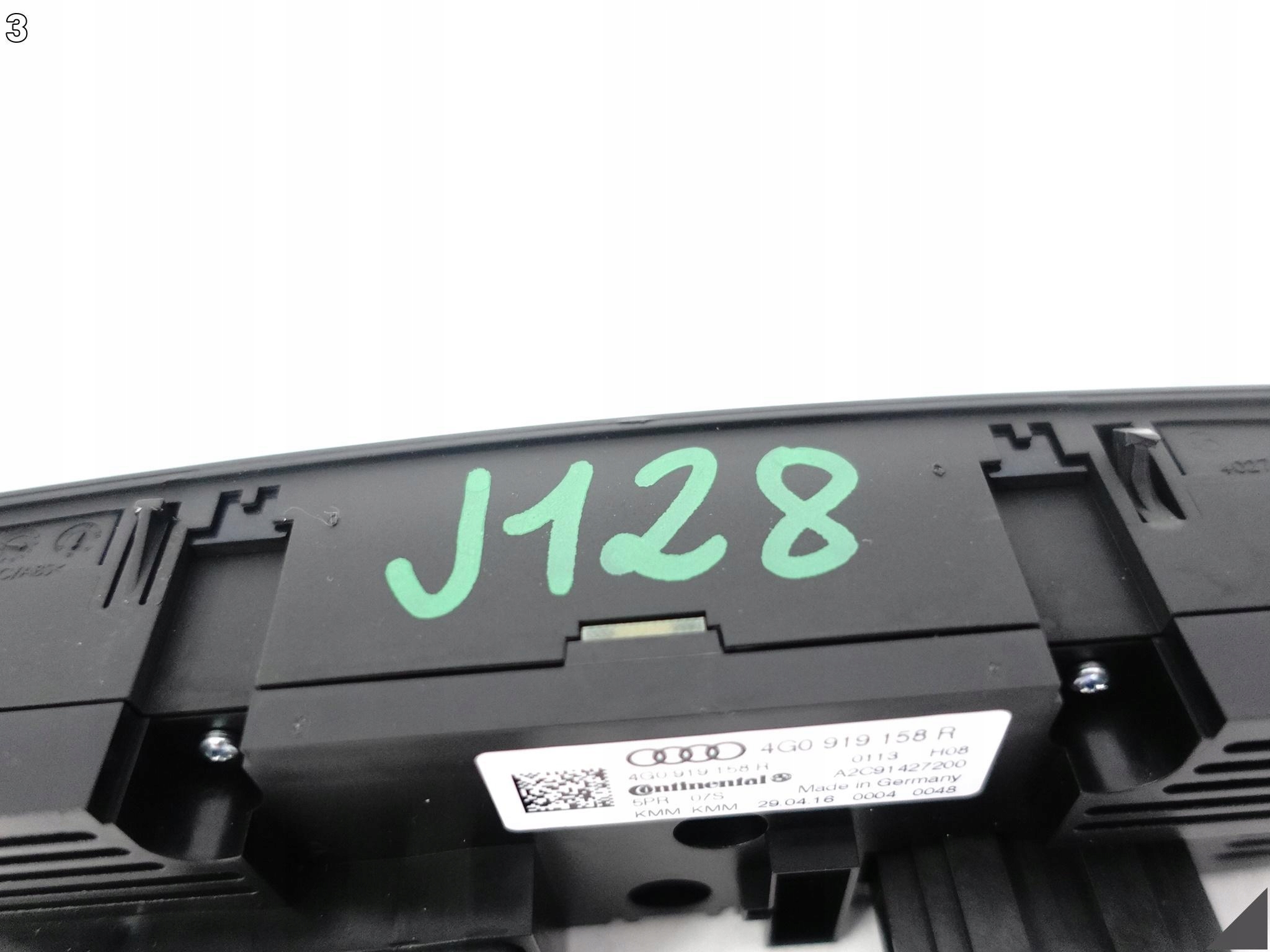 AUDI RS7 S7 A7 4G8 RS6 S6 C7 LIFT 14-18 PANEL STEROWANIA KLIMATYZACJI TYŁ AUDI RS7 S7 A7 4G8 RS6 S6 C7 LIFT 14-18 PANEL STEROWANIA KLIMATYZACJI TYŁ - obrazek 4