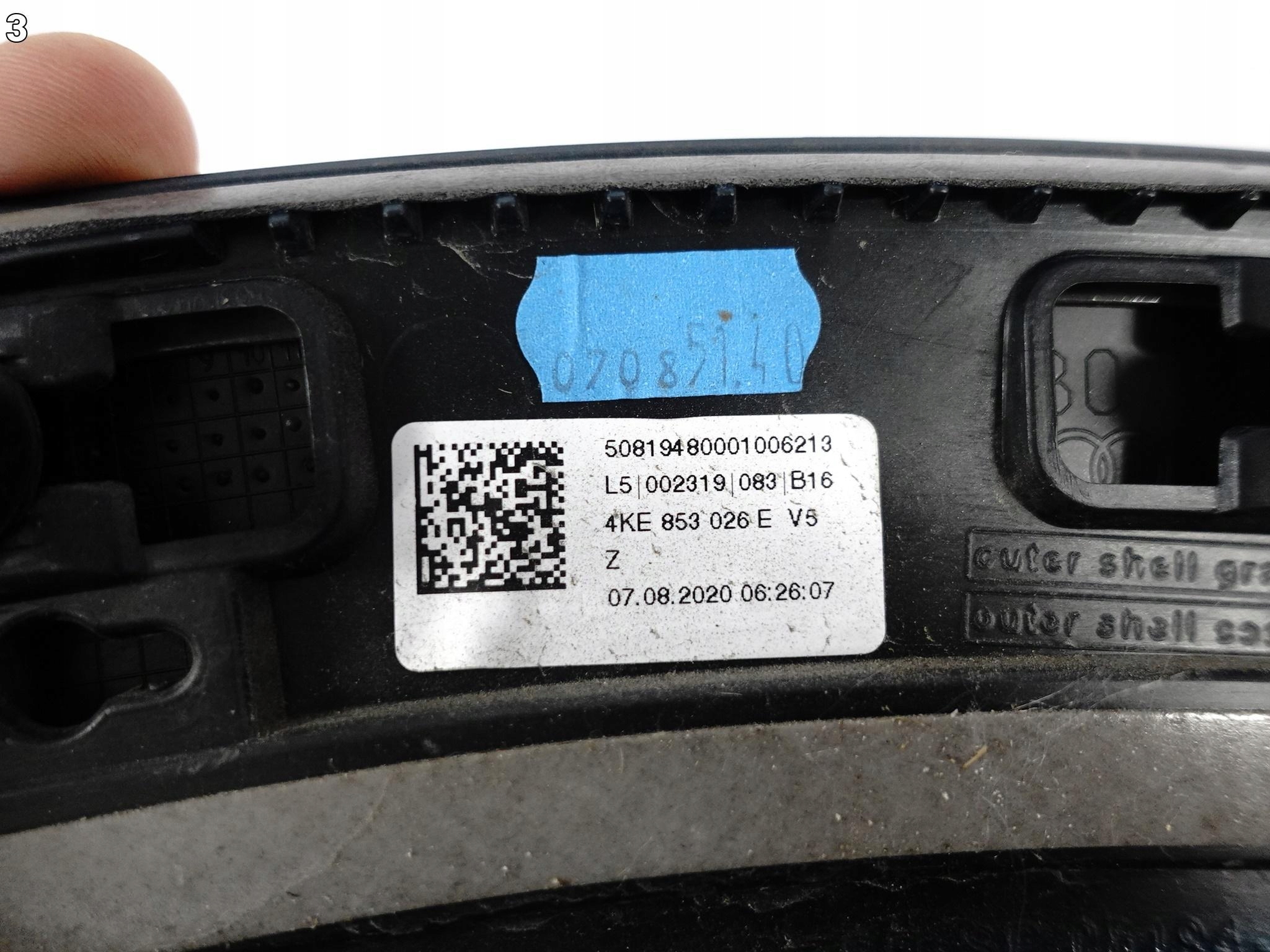 AUDI E-TRON 4KE LISTWA OSŁONA NA DRZWI PRAWA TYŁ LAKIER 4KE854820A V5Z AUDI E-TRON 4KE LISTWA OSŁONA NA DRZWI PRAWA TYŁ LAKIER 4KE854820A V5Z - obrazek 4