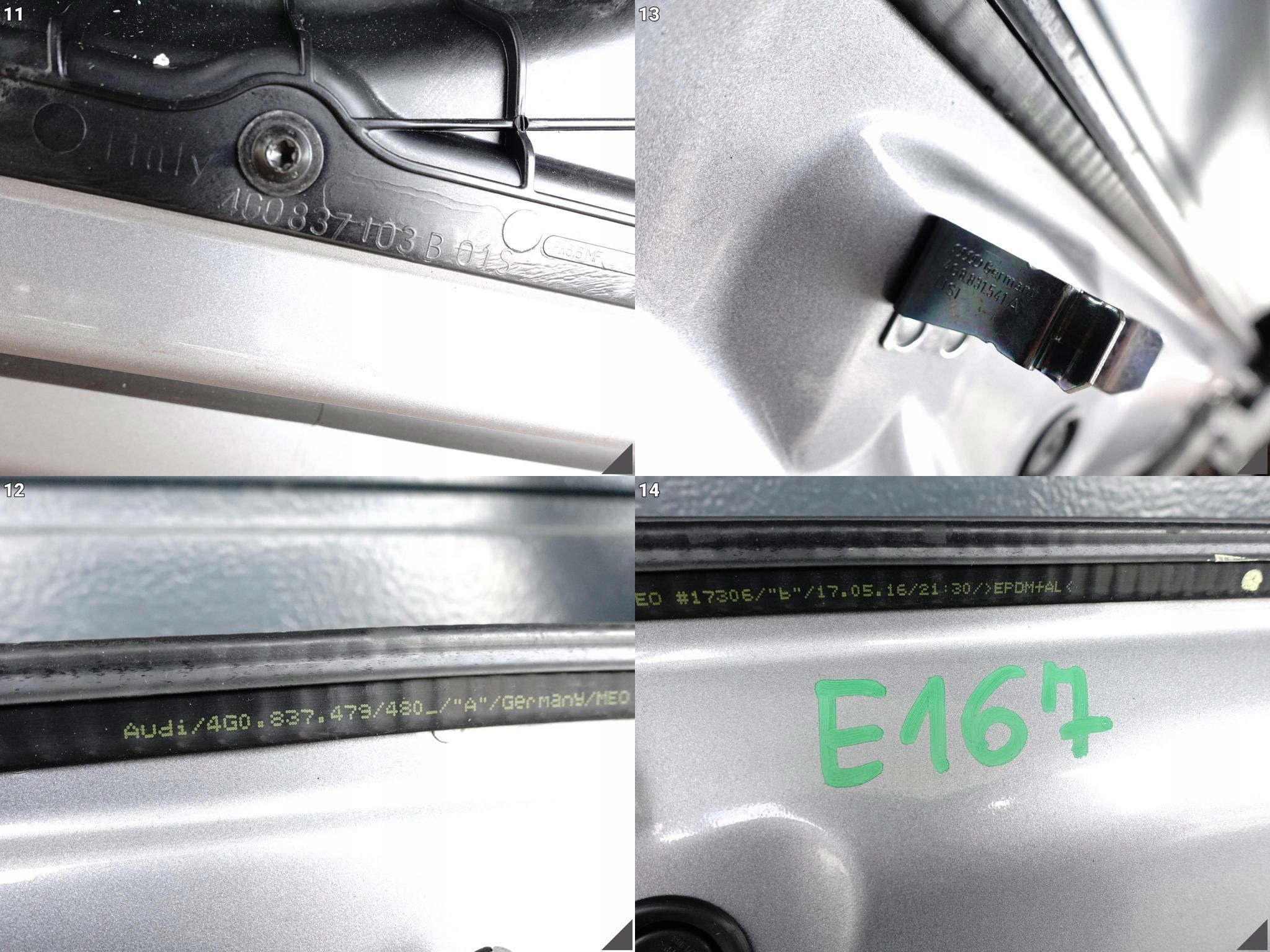 AUDI A6 S6 RS6 C7 4G0 10-18 LIFT DRZWI + SZYBA LEWE PRZÓD DEMONTAŻ X7P AUDI A6 S6 RS6 C7 4G0 10-18 LIFT DRZWI + SZYBA LEWE PRZÓD DEMONTAŻ X7P - obrazek 12