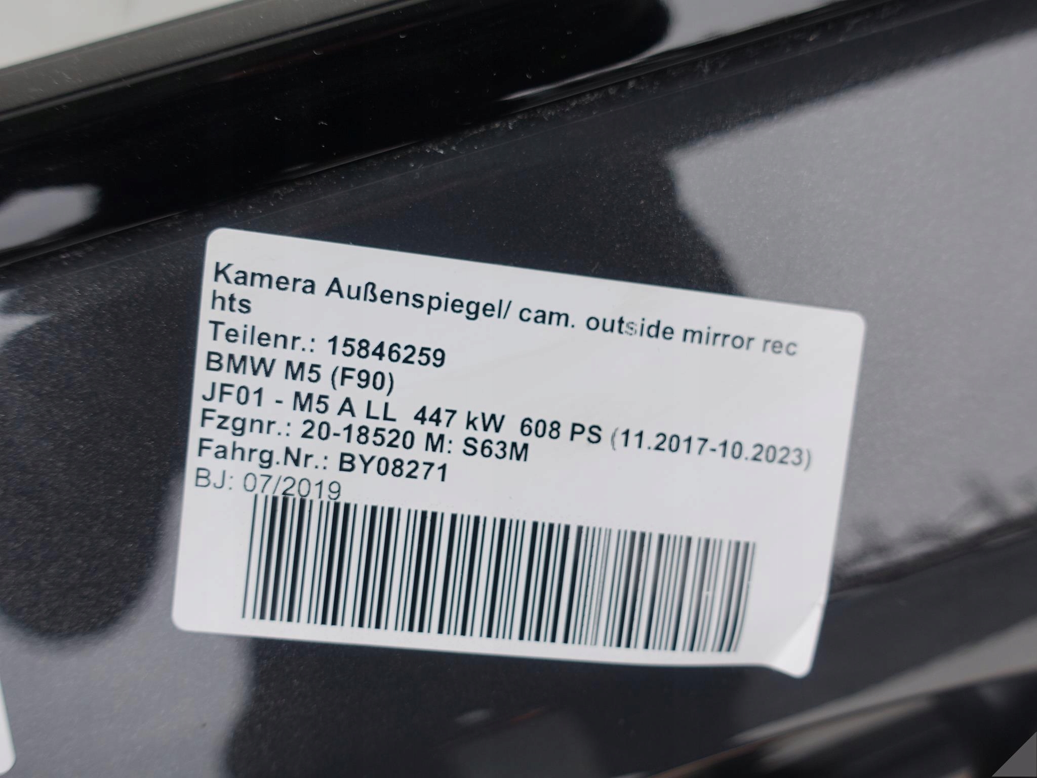 BMW M5 F90 M-POWER G30 G31 PRAWE PRZÓD KOLOR C17 BMW M5 F90 M-POWER G30 G31 PRAWE PRZÓD KOLOR C17 - obrazek 6