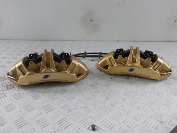 M5 F90 M8 F91 F92 GOLD ZACISK+KLOCKI PRZÓD L LUB P