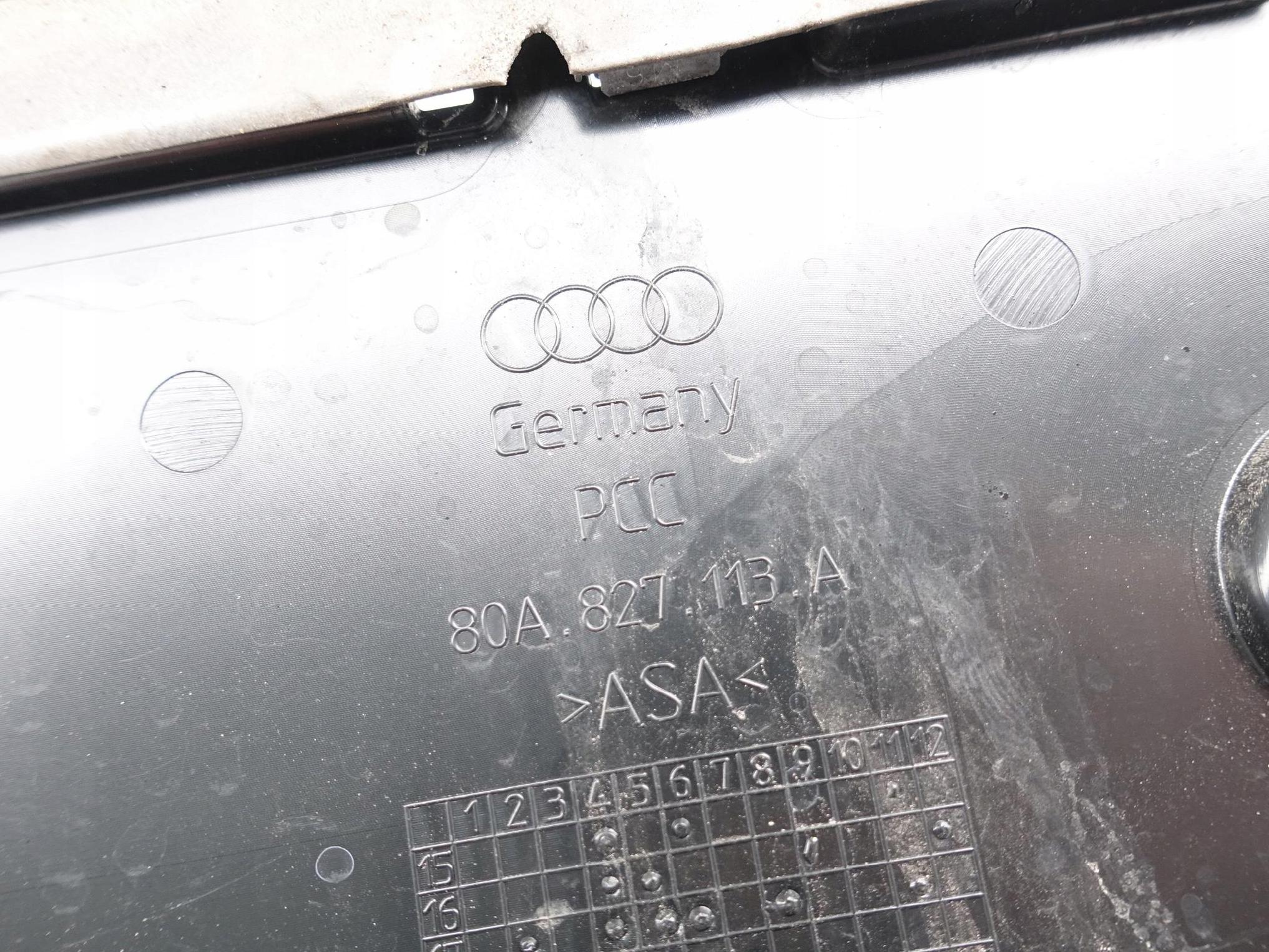 AUDI Q5 80A SQ5 17-21 TABLICA RAMKA PODKŁADKA USA AUDI Q5 80A SQ5 17-21 TABLICA RAMKA PODKŁADKA USA - obrazek 3