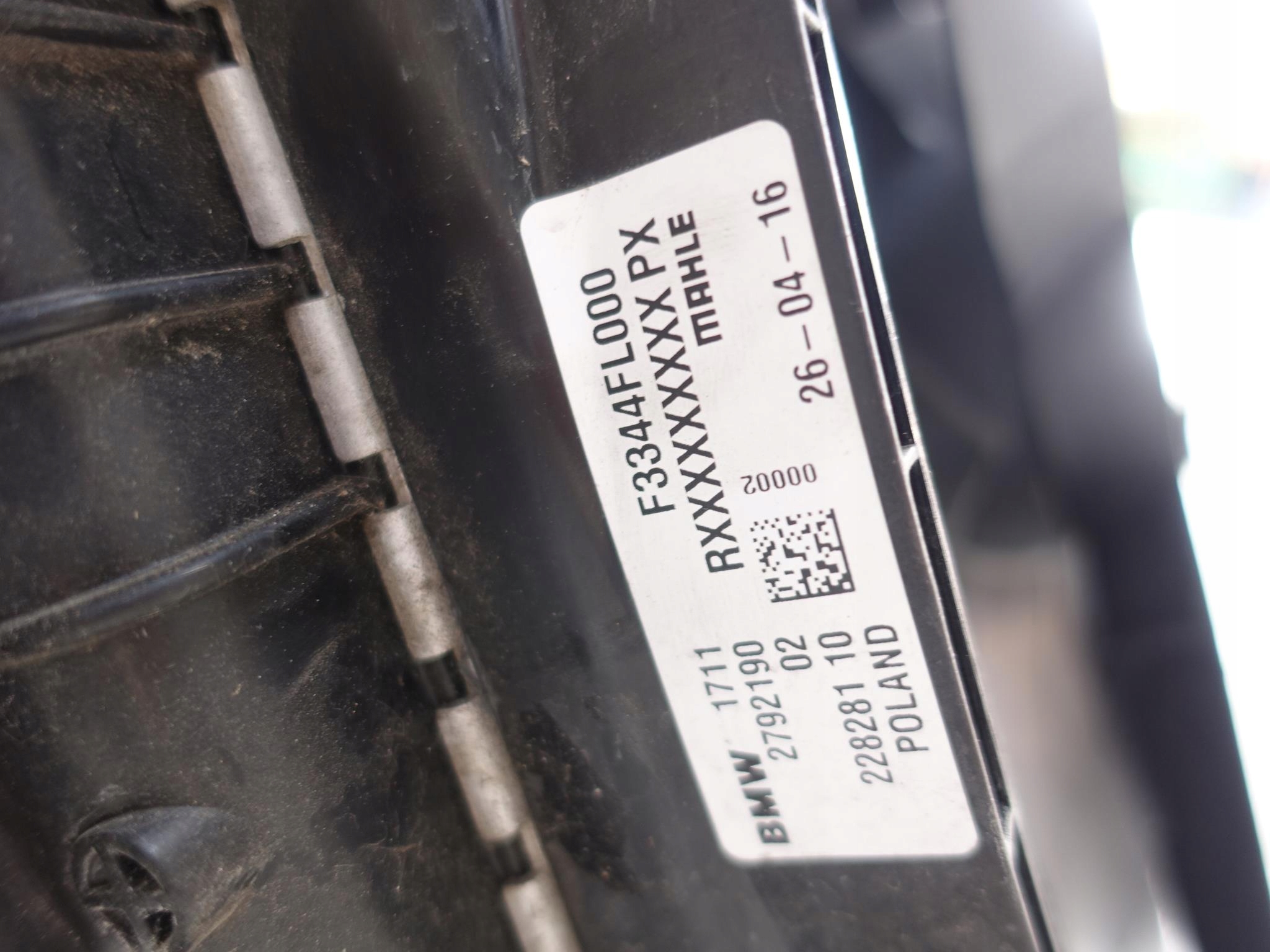 BMW F46 F45 1.6d 116PS ZESTAW CHŁODNIC WENTYLATOR BMW F46 F45 1.6d 116PS ZESTAW CHŁODNIC WENTYLATOR - obrazek 11