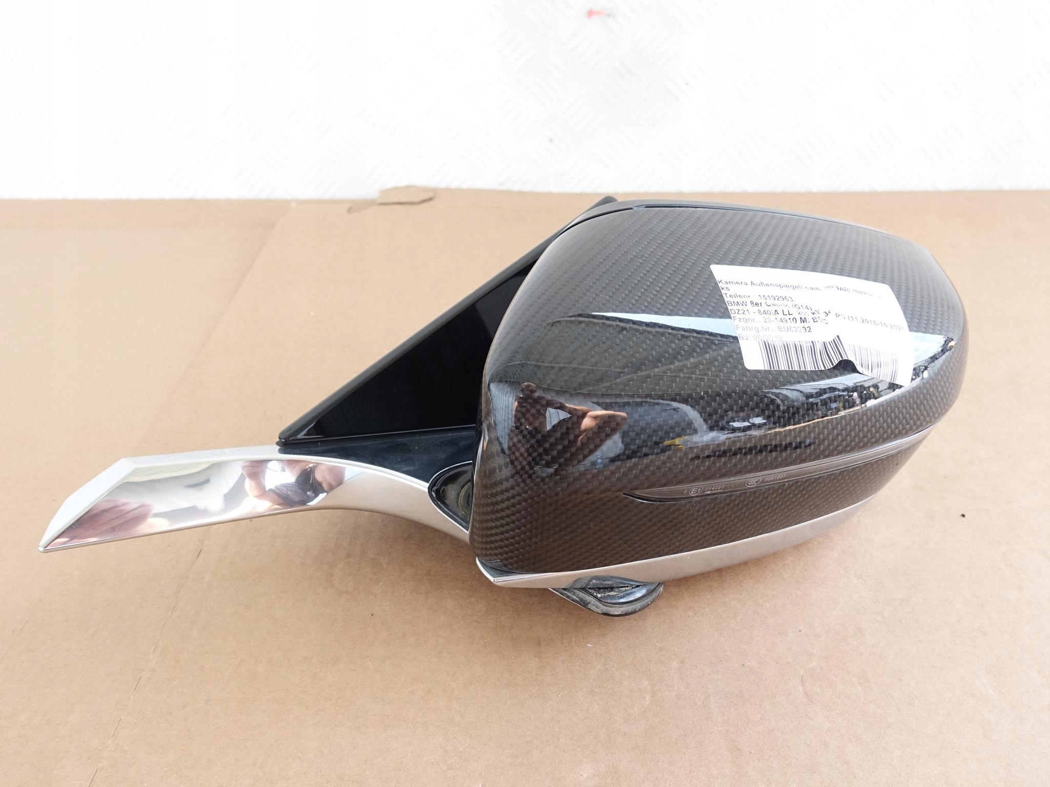 BMW 8 G14 G15 G16 LUSTERKO LEWE CARBON 9PIN BMW 8 G14 G15 G16 LUSTERKO LEWE CARBON 9PIN - obrazek 4