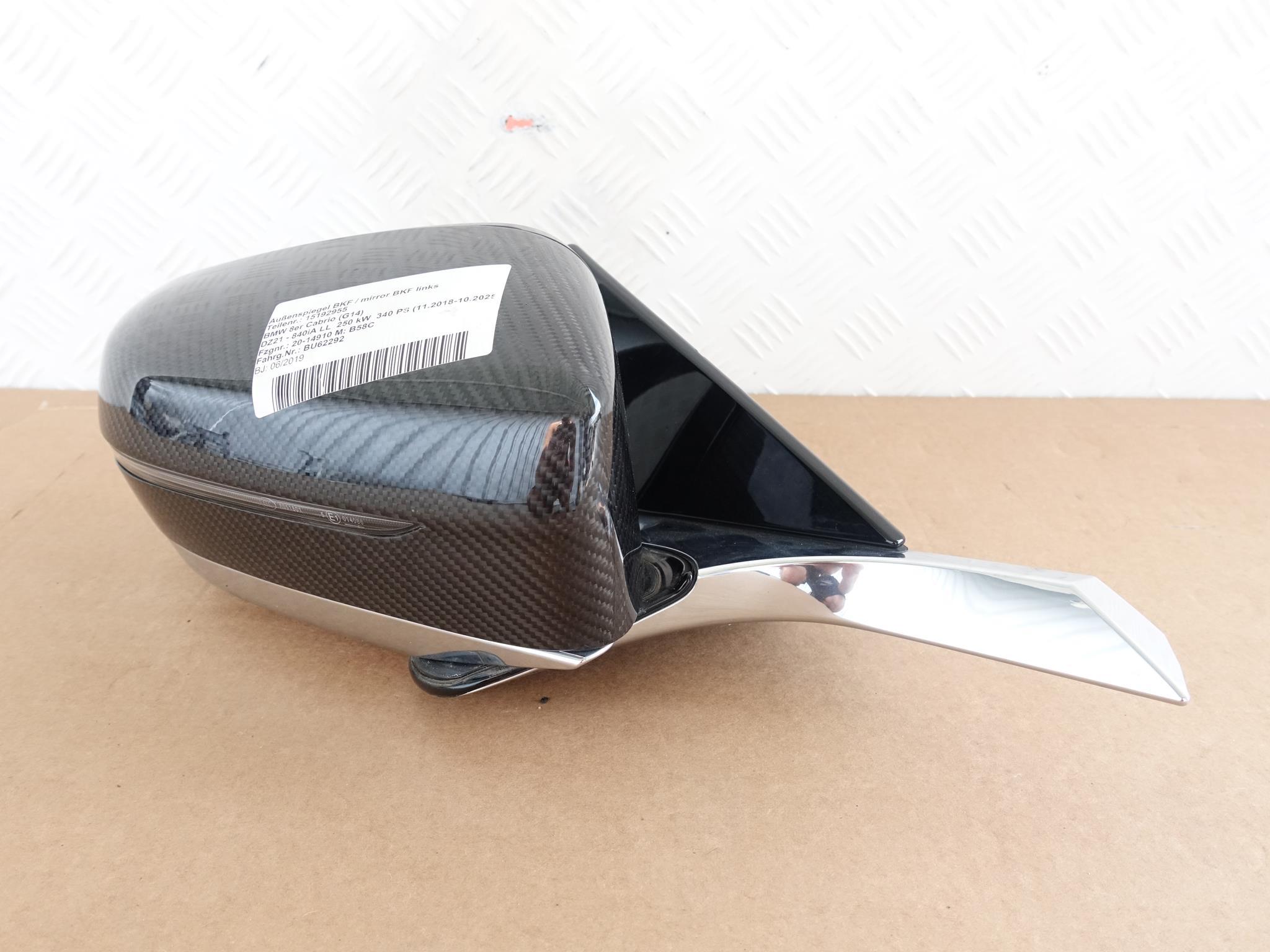 BMW 8 G14 G15 G16 LUSTERKO PRAWE CARBON 9PIN BMW 8 G14 G15 G16 LUSTERKO PRAWE CARBON 9PIN - obrazek 4