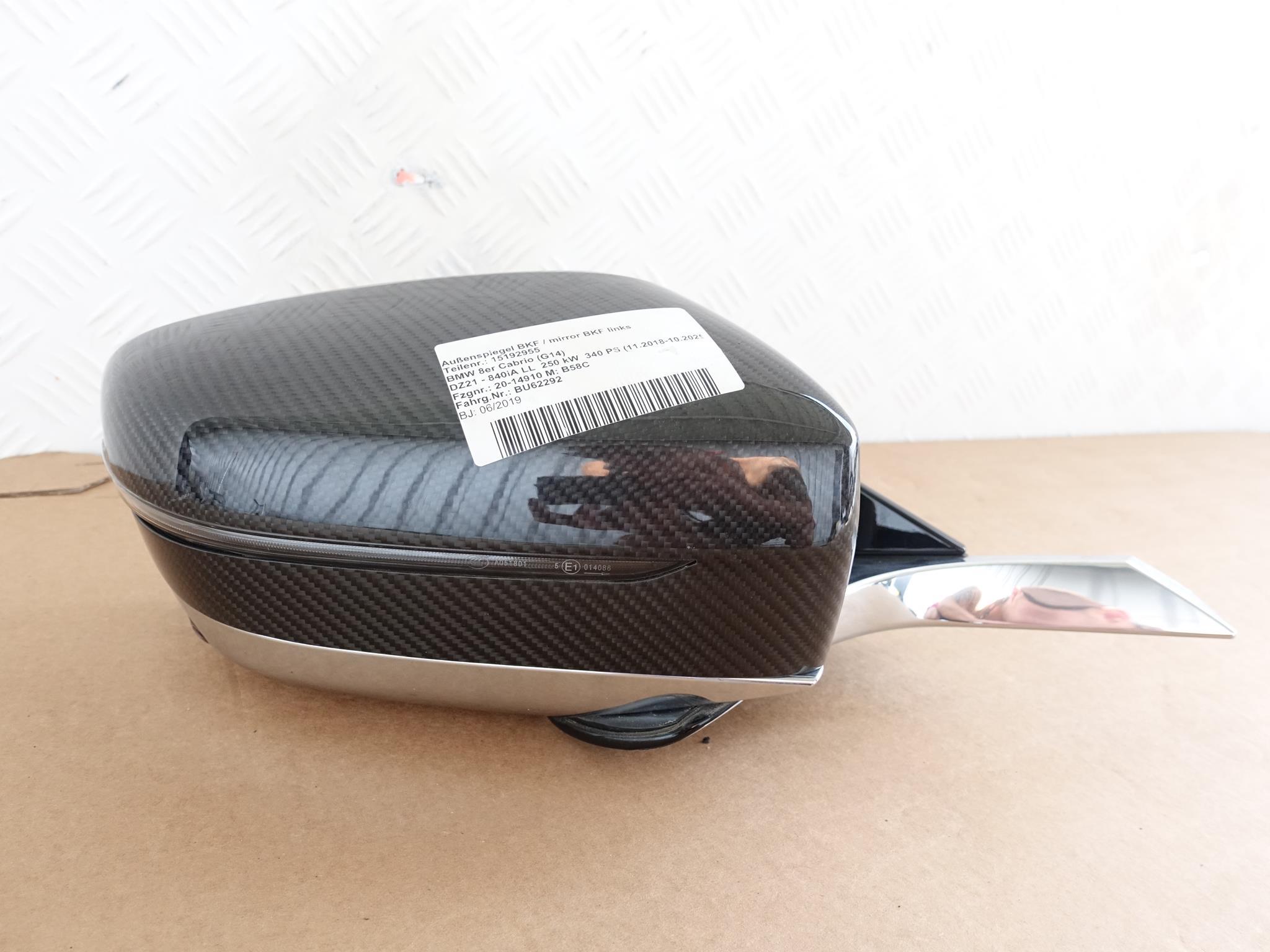 BMW 8 G14 G15 G16 LUSTERKO PRAWE CARBON 9PIN BMW 8 G14 G15 G16 LUSTERKO PRAWE CARBON 9PIN - obrazek 5