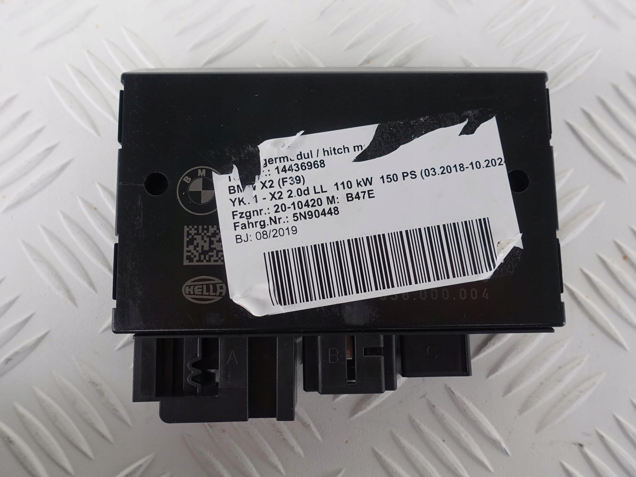 BMW MODUŁ STEROWNIK HAKA HOLOWNICZEGO 71609463373 BMW MODUŁ STEROWNIK HAKA HOLOWNICZEGO 71609463373