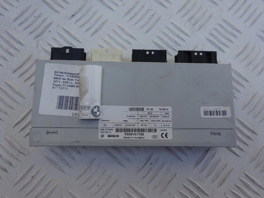 BMW F34 MODUŁ ELEKTRYCZNEJ KLAPY TYŁ 61357410612