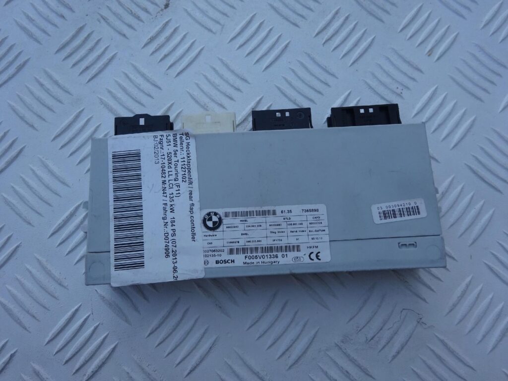 BMW 5 F11 MODUŁ ELEKTRYCZNEJ KLAPY TYŁ 61357365898