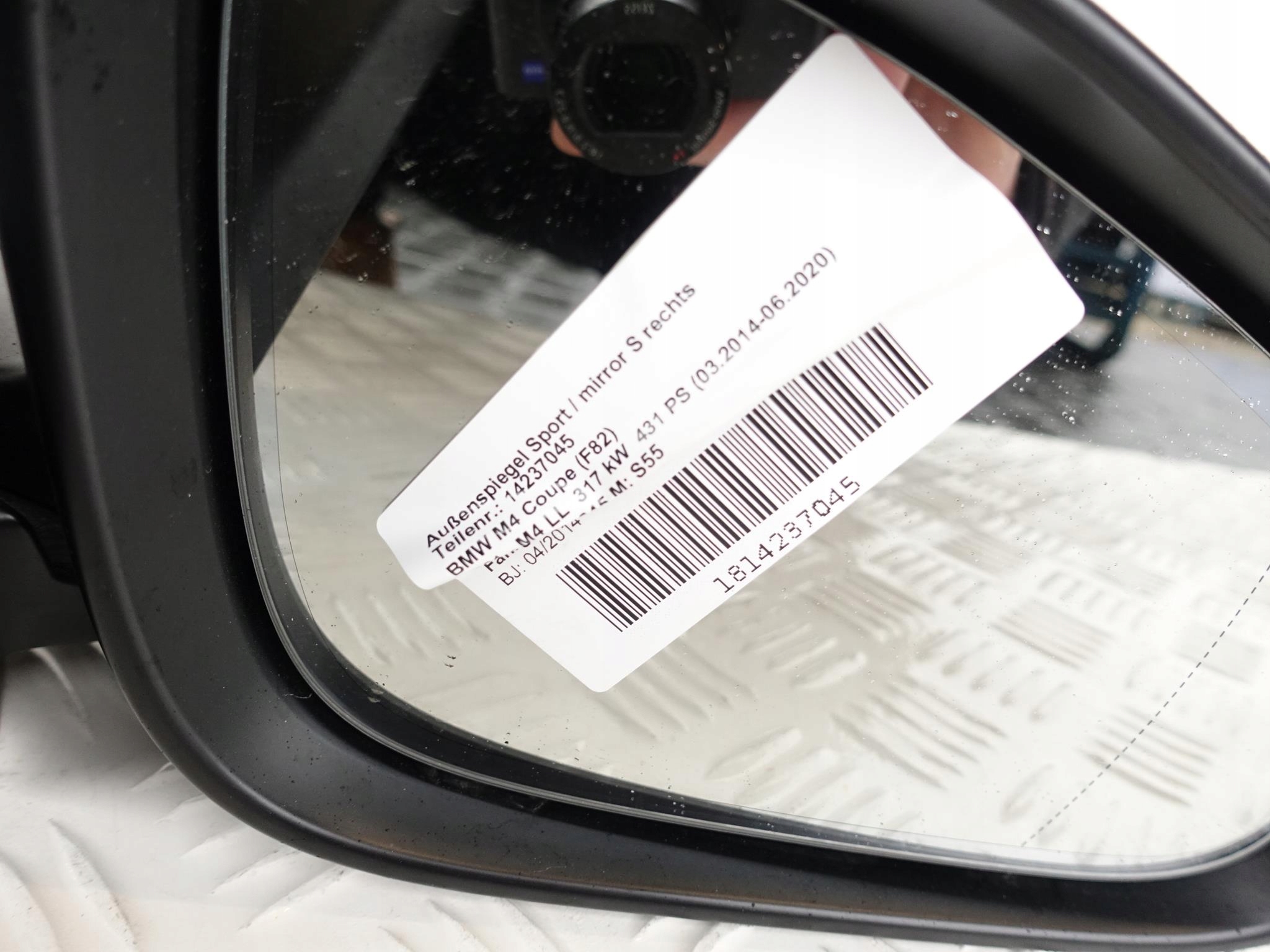 BMW M4 M3 F80 F82 F83 LUSTERKO PRAWE 5PIN BMW M4 M3 F80 F82 F83 LUSTERKO PRAWE 5PIN - obrazek 6