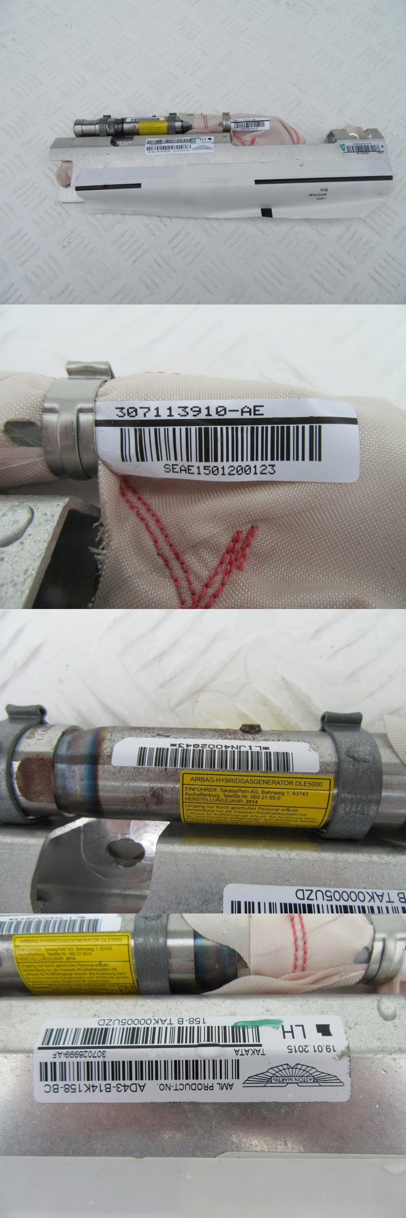 ASTON MARTIN KURTUNA PODUSZKA AIRBAG AIR BAG ASTON MARTIN KURTUNA PODUSZKA AIRBAG AIR BAG - obrazek 3