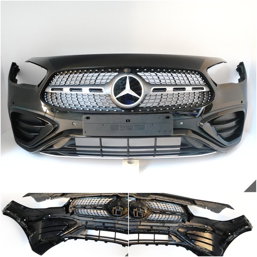 MERCEDES GLA H247 AMG LIFT MOPF 23- ZDERZAK PRZÓD + GRILL KRATKI ŚLIZGI