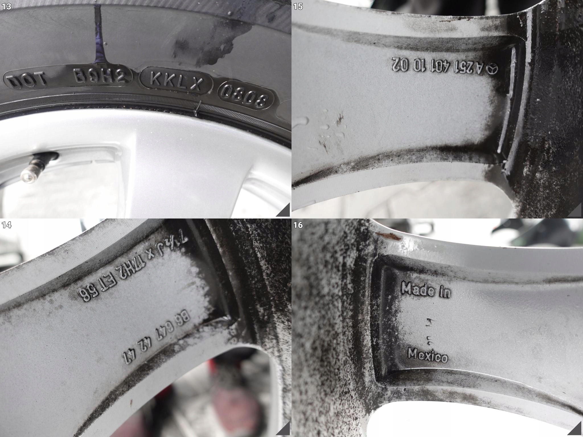 MB R-KLASA W251 7,5JX17 ET56 MICHELIN 235/65 FELGI+OPONY 4/6MM CAŁOROCZNE MB R-KLASA W251 7,5JX17 ET56 MICHELIN 235/65 FELGI+OPONY 4/6MM CAŁOROCZNE - obrazek 11