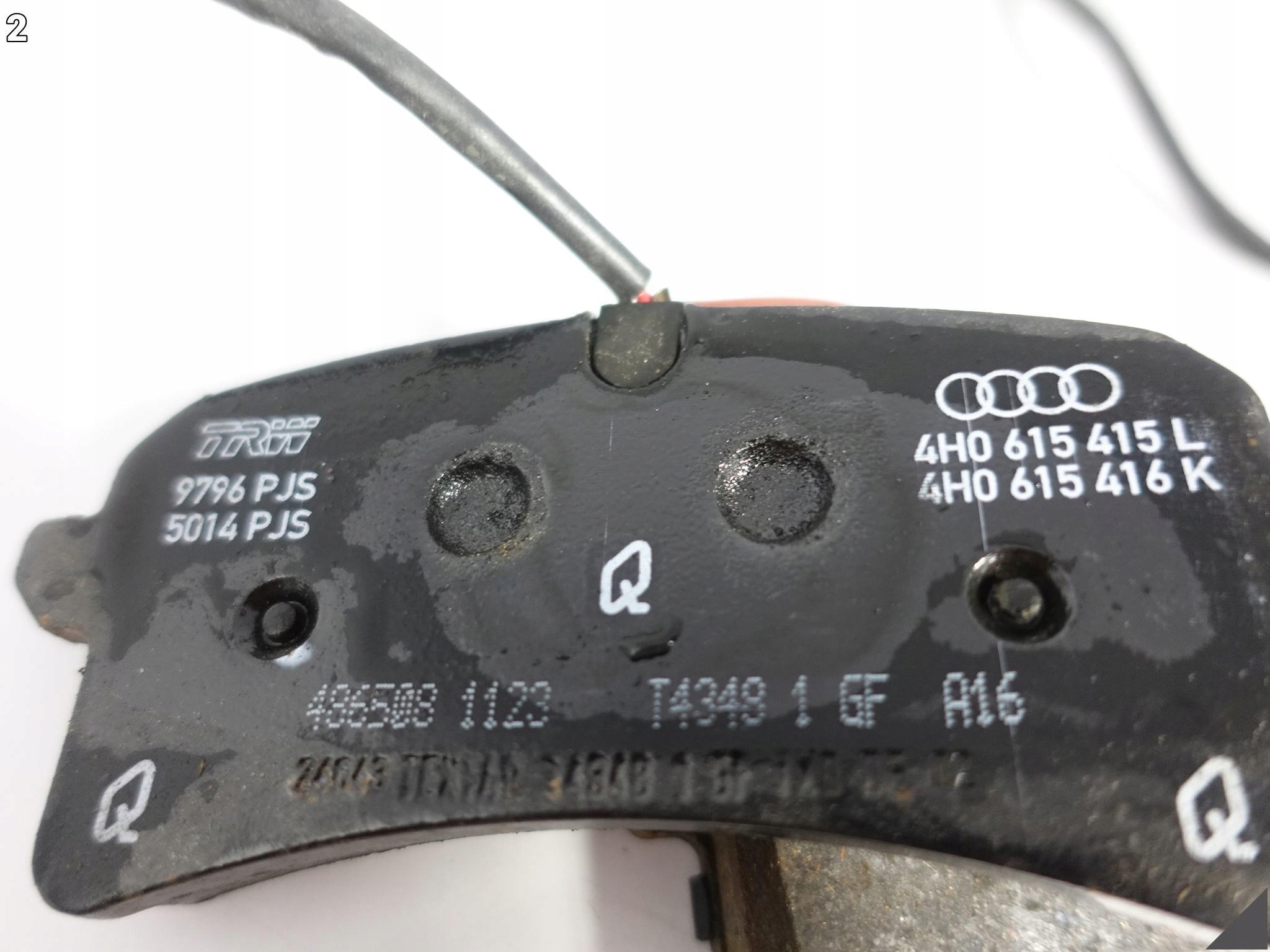 AUDI RS7 4G8 RS6 4G0 C7 14-18 KLOCKI HAMULCOWE CERAMICZNE TYŁ R + L 340 KM AUDI RS7 4G8 RS6 4G0 C7 14-18 KLOCKI HAMULCOWE CERAMICZNE TYŁ R + L 340 KM - obrazek 3
