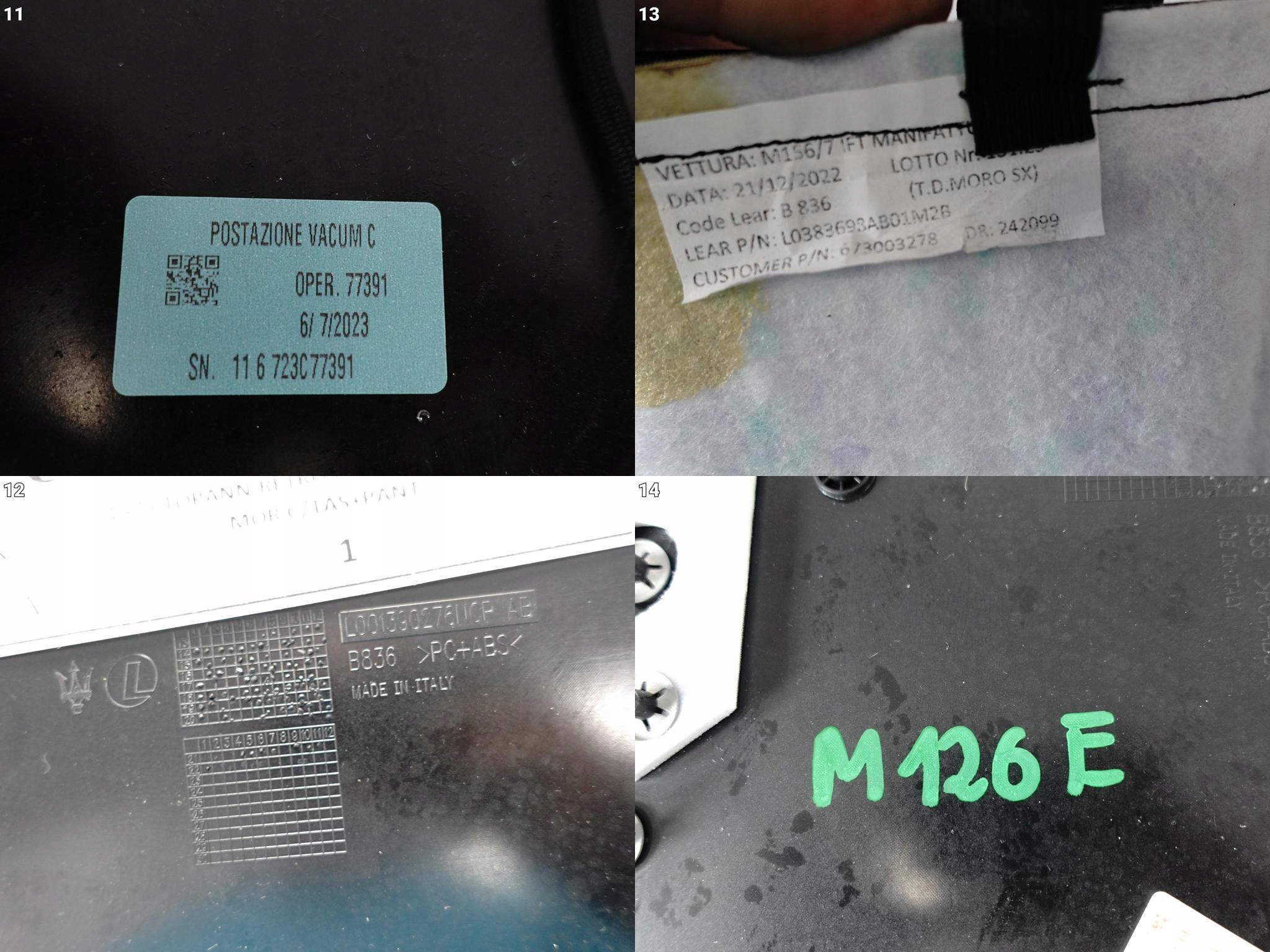 MASERATI LEVANTE GHIBLI TYLNY PANEL TAPICERKA OSŁONA FOTELA LEWY PRZÓD MASERATI LEVANTE GHIBLI TYLNY PANEL TAPICERKA OSŁONA FOTELA LEWY PRZÓD - obrazek 12