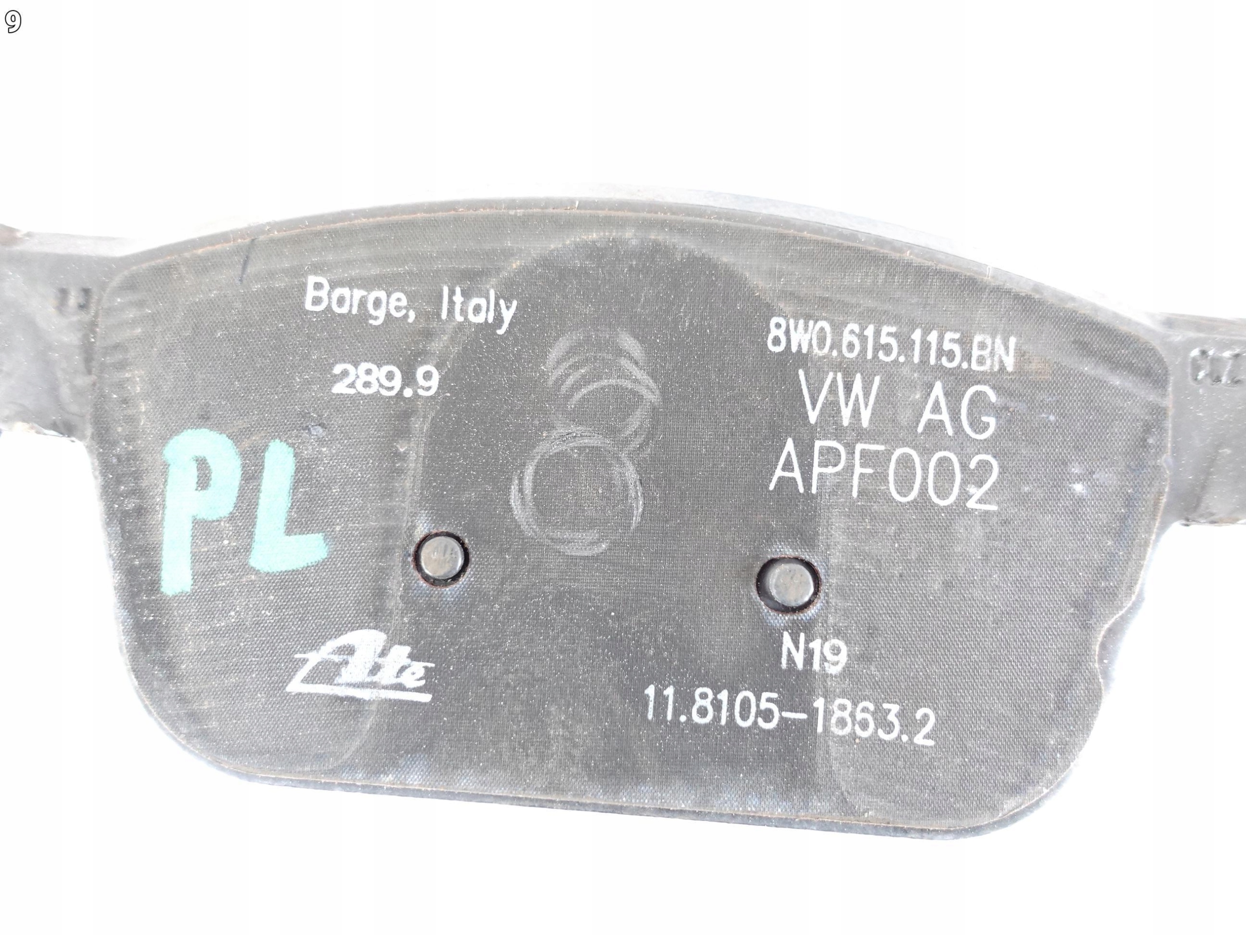 AUDI A5 S5 F5 8W6 A4 8W0 B9 TARCZE HAMULCOWE 314X25MM + KLOCKI 36 KM PRZÓD AUDI A5 S5 F5 8W6 A4 8W0 B9 TARCZE HAMULCOWE 314X25MM + KLOCKI 36 KM PRZÓD - obrazek 10