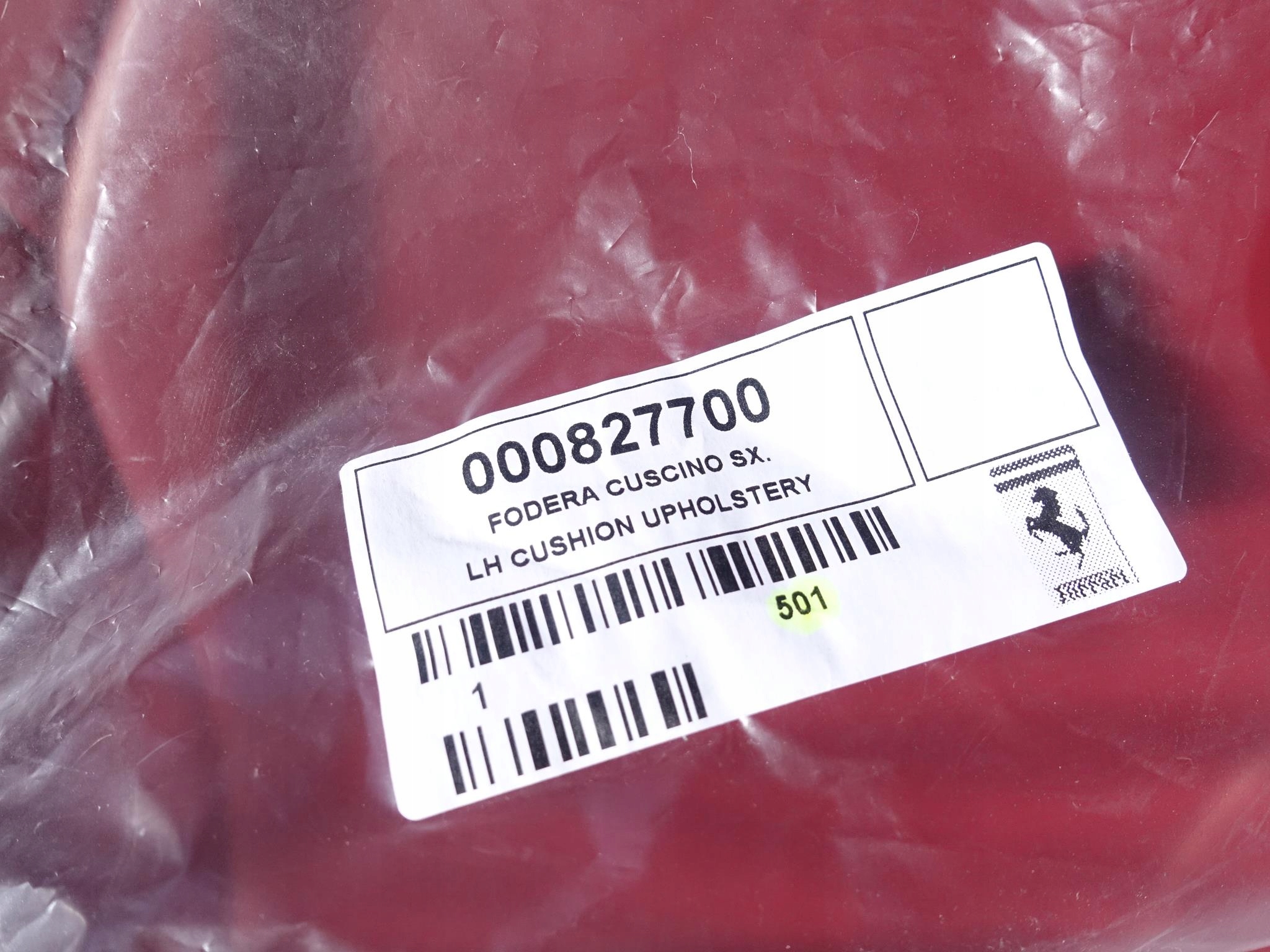 FERRARI PORTOFINO FOTEL TAPICERKA SKÓRA CZERWONA FERRARI PORTOFINO FOTEL TAPICERKA SKÓRA CZERWONA - obrazek 13