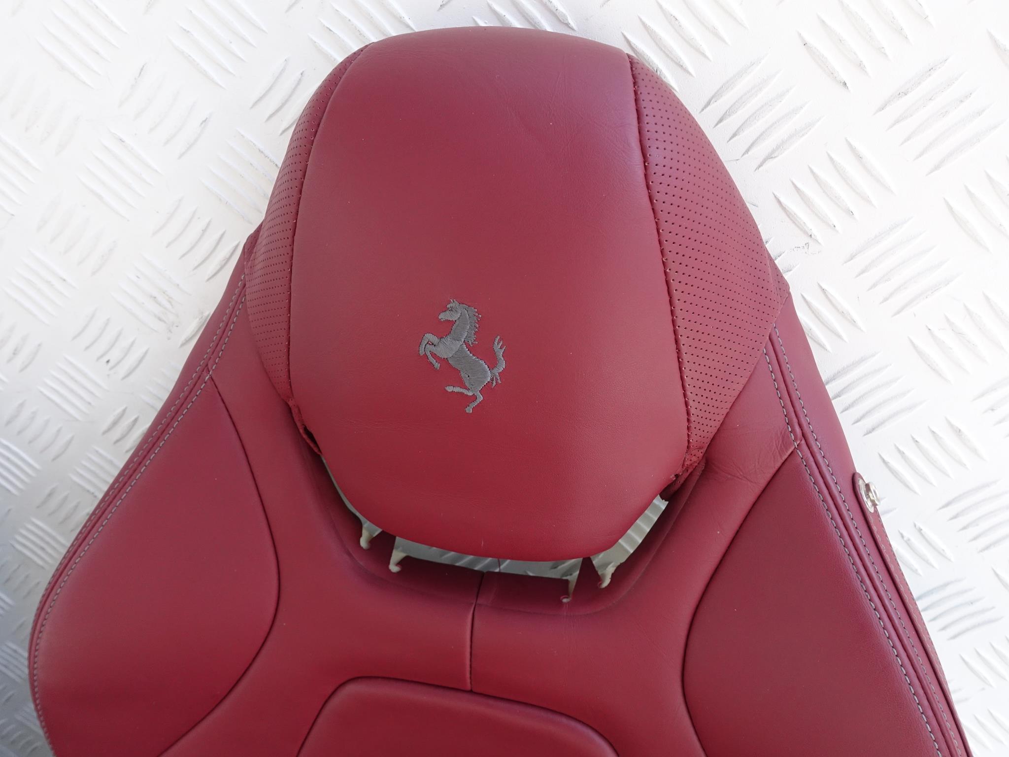 FERRARI PORTOFINO FOTEL TAPICERKA SKÓRA CZERWONA FERRARI PORTOFINO FOTEL TAPICERKA SKÓRA CZERWONA - obrazek 5