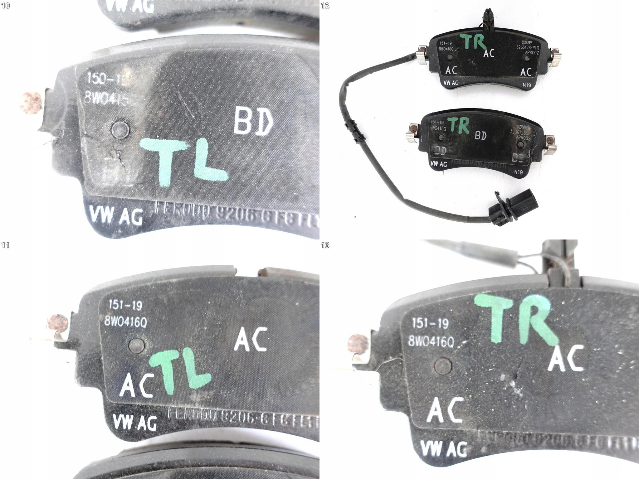 AUDI A5 S5 F5 8W6 A4 8W0 B9 TARCZE HAMULCOWE 300X12MM + KLOCKI 36 KM TYŁ AUDI A5 S5 F5 8W6 A4 8W0 B9 TARCZE HAMULCOWE 300X12MM + KLOCKI 36 KM TYŁ - obrazek 11