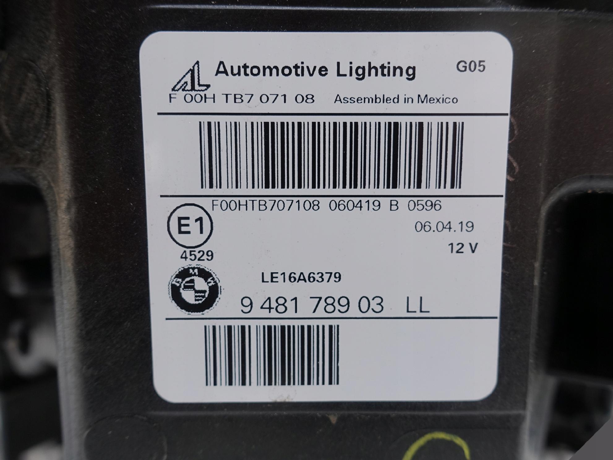 BMW X5 G05 X6 G06 LASER LED LAMPA LEWA PRZÓD EU BMW X5 G05 X6 G06 LASER LED LAMPA LEWA PRZÓD EU - obrazek 9