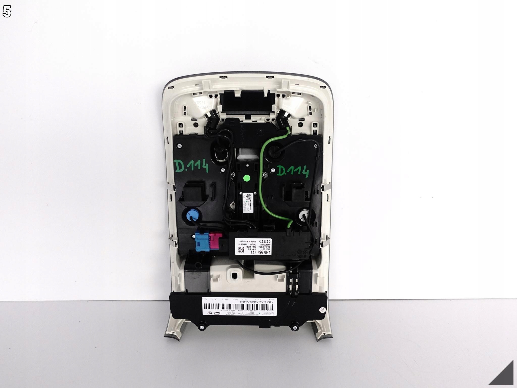 AUDI A8 4H0 D4 LIFT 09-17 PRZEDNI PANEL PODSUFITKI LAMPKA LED SCHOWEK ET1 AUDI A8 4H0 D4 LIFT 09-17 PRZEDNI PANEL PODSUFITKI LAMPKA LED SCHOWEK ET1 - obrazek 6