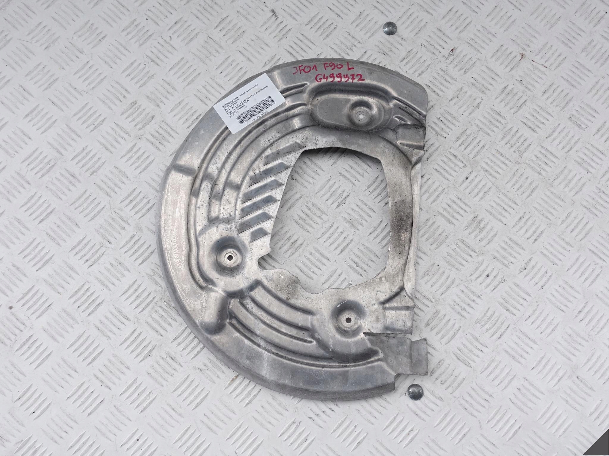 BMW M5 F90 CARBON KERAMIK OSŁONA TARCZY LEWA PRZÓD BMW M5 F90 CARBON KERAMIK OSŁONA TARCZY LEWA PRZÓD