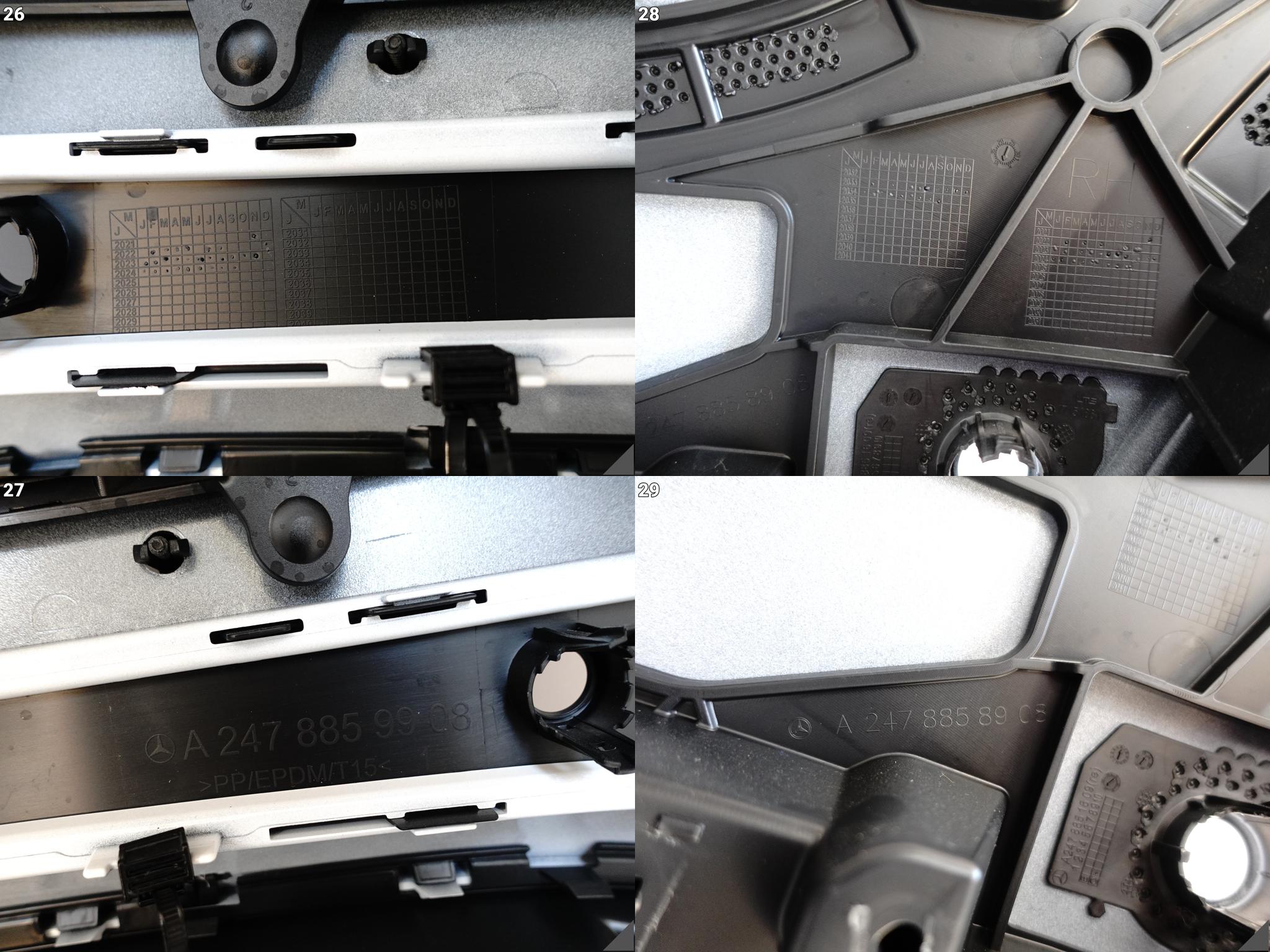 MERCEDES GLA H247 AMG LIFT MOPF 23- ZDERZAK PRZÓD + GRILL KRATKI ŚLIZGI MERCEDES GLA H247 AMG LIFT MOPF 23- ZDERZAK PRZÓD + GRILL KRATKI ŚLIZGI - obrazek 9