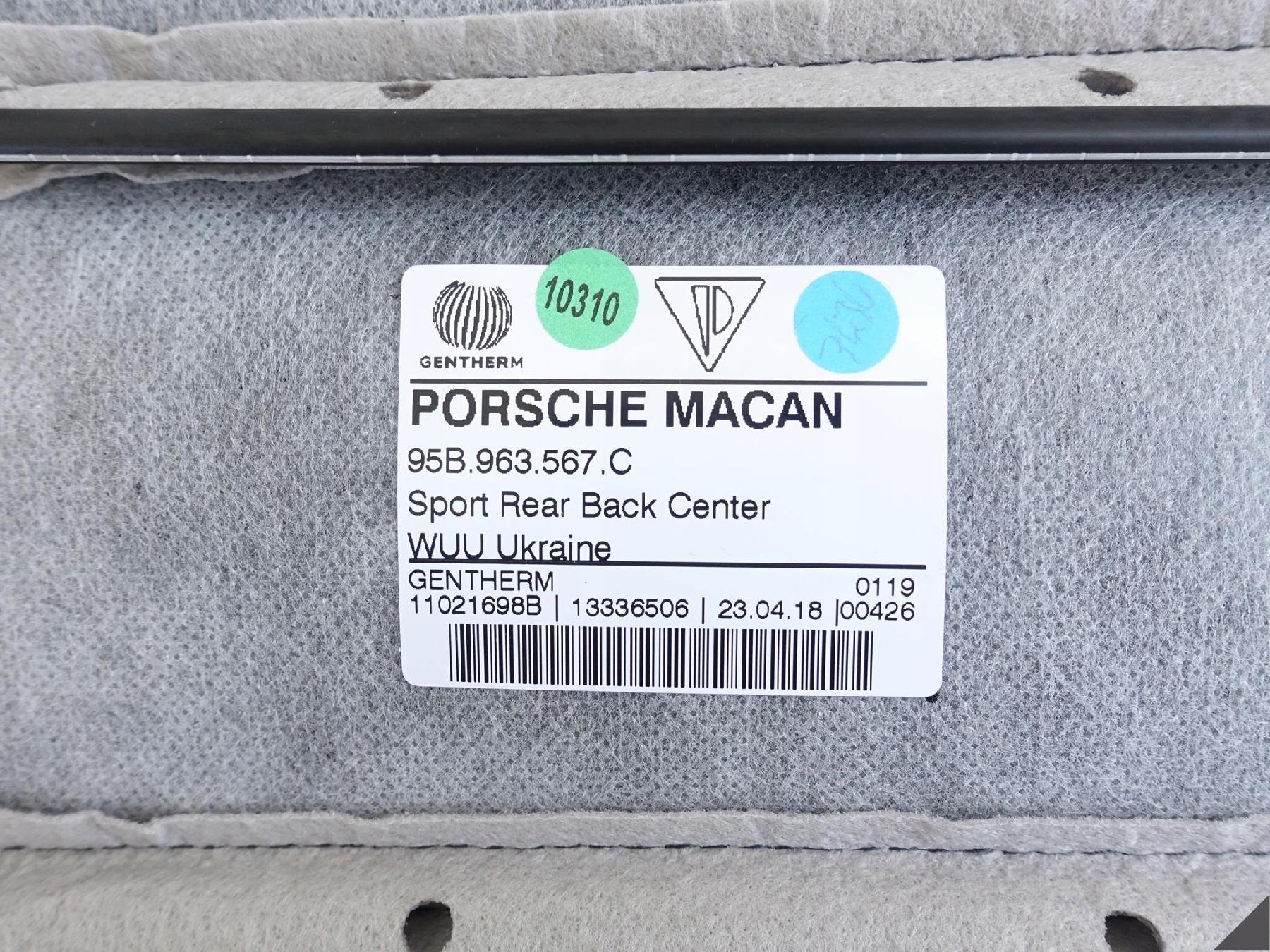 PORSCHE MACAN SKÓRA OPARCIE TAPICERKA TYŁ CZARNA PORSCHE MACAN SKÓRA OPARCIE TAPICERKA TYŁ CZARNA - obrazek 6