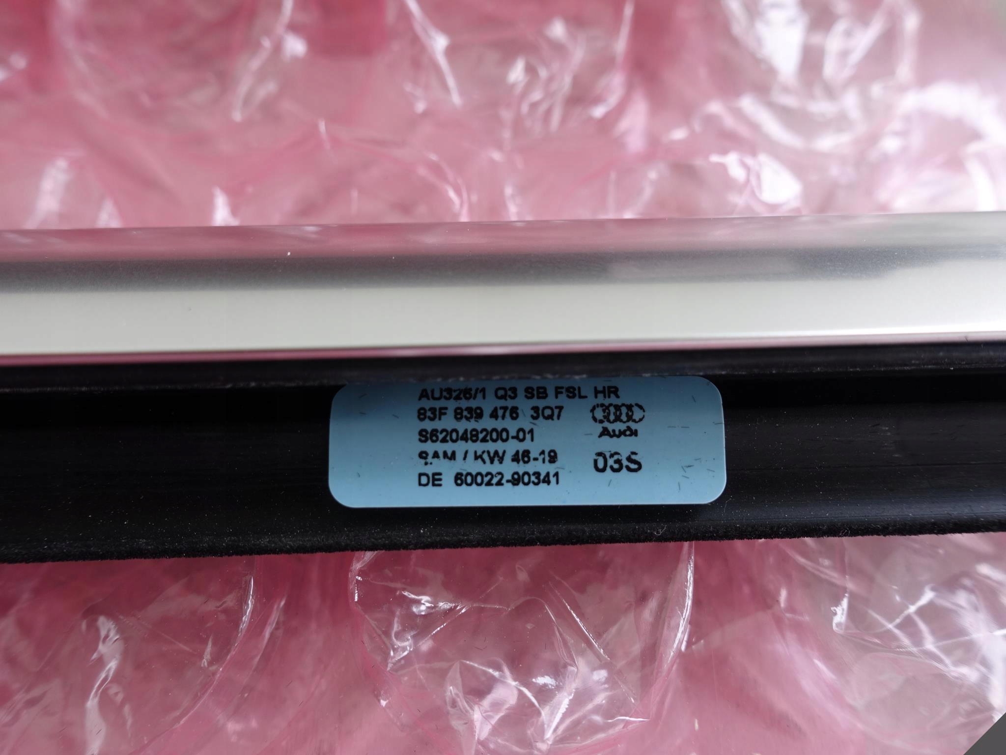 AUDI Q3 II 83F 18- CHROM LISTWA DRZWI TYŁ P LUB L AUDI Q3 II 83F 18- CHROM LISTWA DRZWI TYŁ P LUB L - obrazek 10