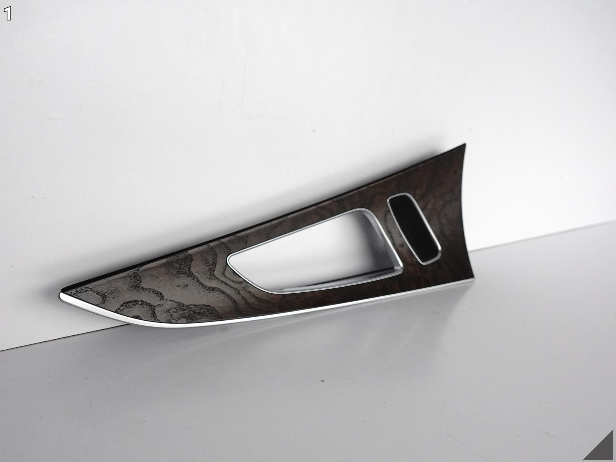 AUDI A6 S6 4G0 C7 LIFT 10-18 OSŁONA DEKOR DRZWI PRAWA TYŁ CHROM DREWNO AJ3 AUDI A6 S6 4G0 C7 LIFT 10-18 OSŁONA DEKOR DRZWI PRAWA TYŁ CHROM DREWNO AJ3 - obrazek 2