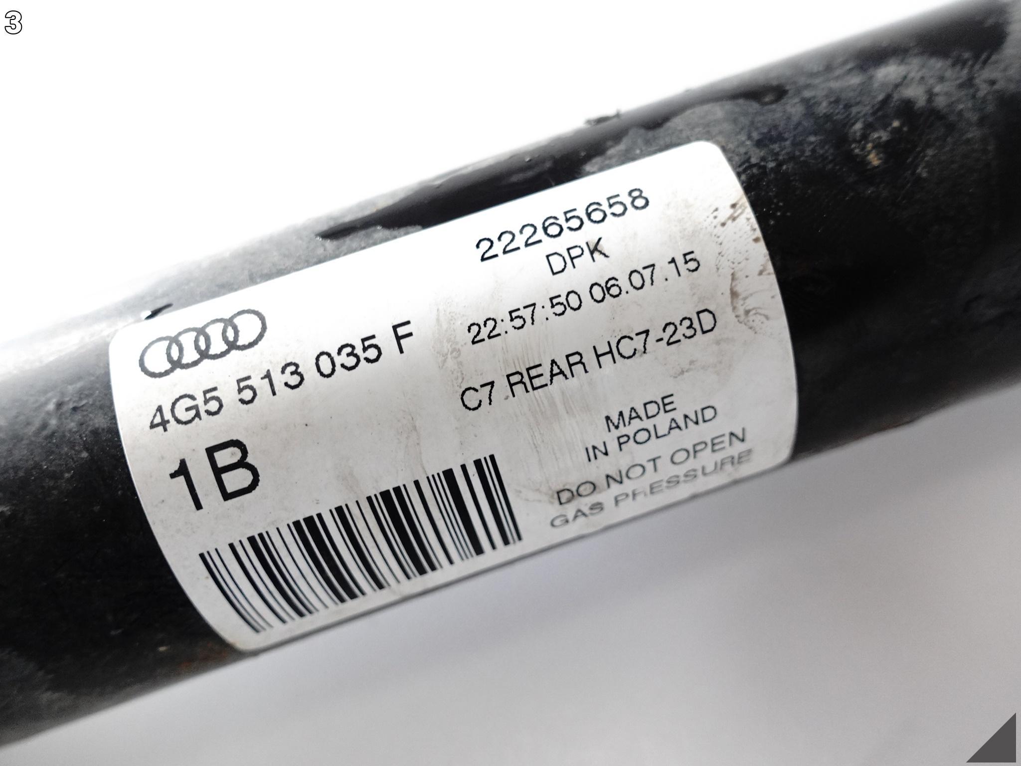 AUDI A6 S6 4G0 4G5 C7 LIFT 10-18 AMORTYZATOR SPRĘŻYNA TYŁ PRAWY 3000KM AUDI A6 S6 4G0 4G5 C7 LIFT 10-18 AMORTYZATOR SPRĘŻYNA TYŁ PRAWY 3000KM - obrazek 4
