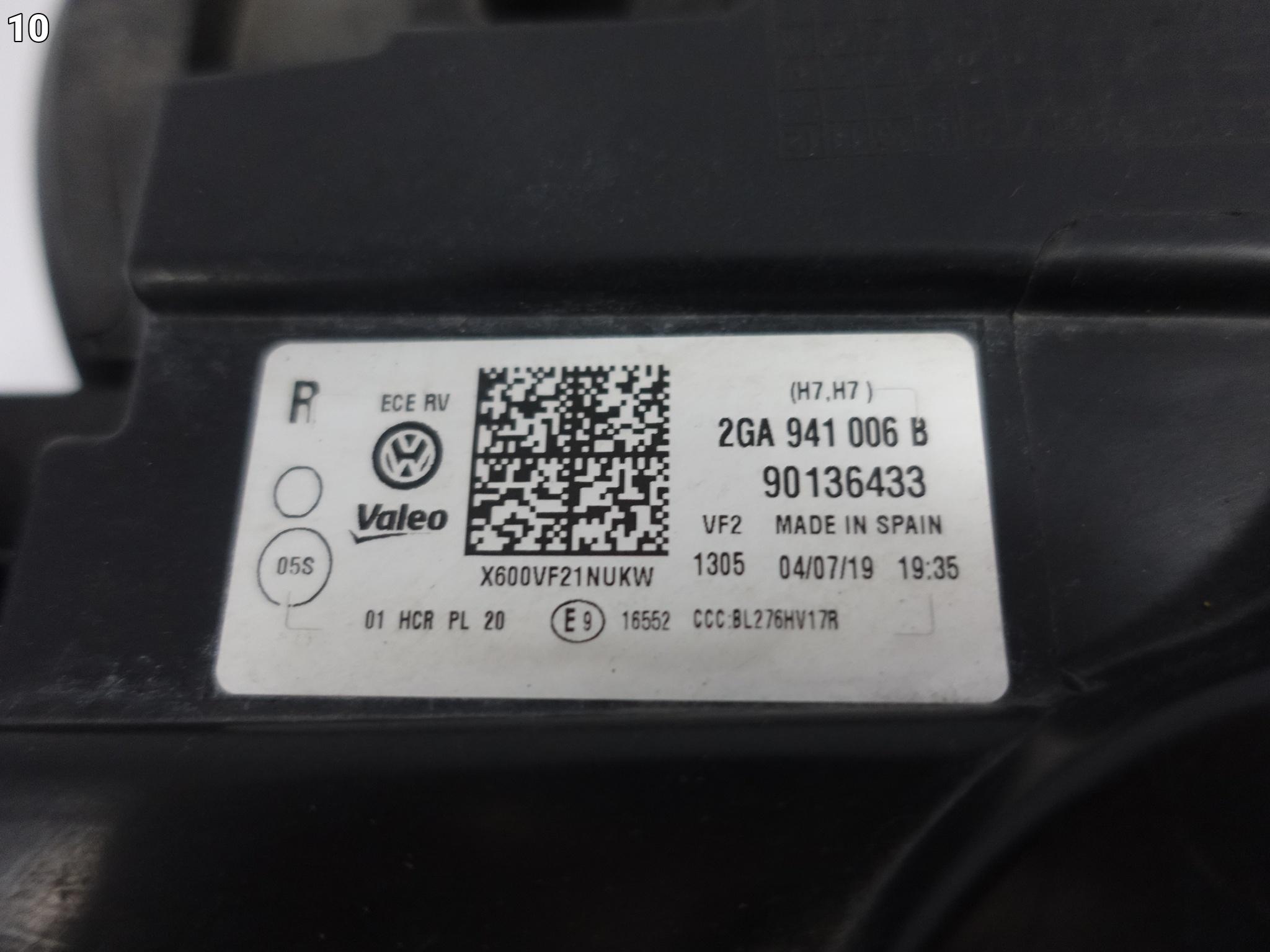 VW T-ROC 2GA 17-21 LAMPA HALOGEN ZWYKŁA H7 PRAWA PRZÓD EUROPA VW T-ROC 2GA 17-21 LAMPA HALOGEN ZWYKŁA H7 PRAWA PRZÓD EUROPA - obrazek 11