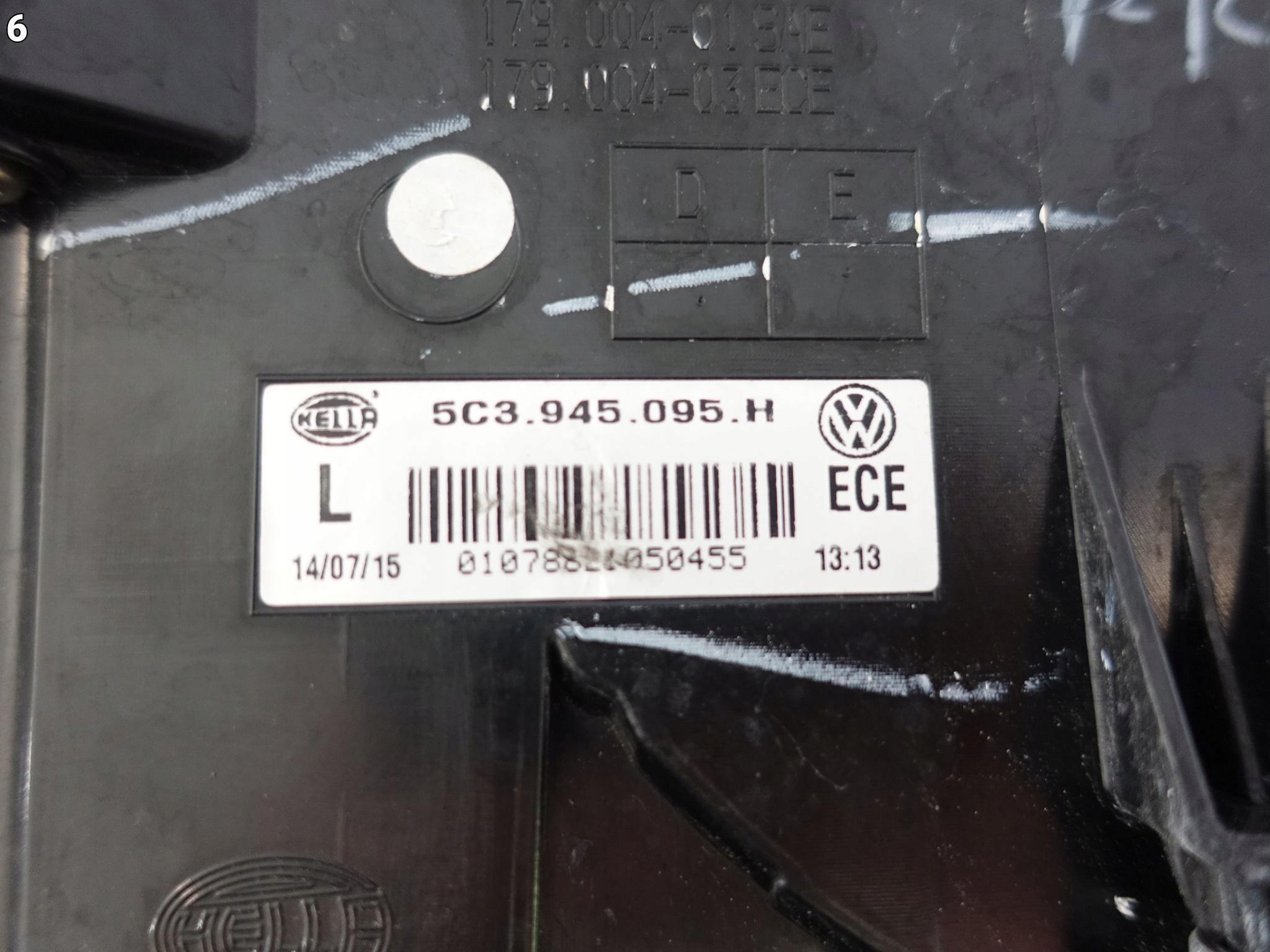 VW BEETLE 5C3 11-19 LAMPA LEWA TYŁ EU VW BEETLE 5C3 11-19 LAMPA LEWA TYŁ EU - obrazek 7