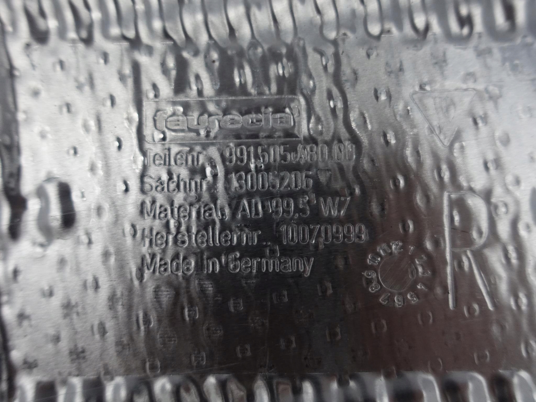 PORSCHE 991 911 11-16 OSŁONA TERMICZNA PRAWA TYŁ PORSCHE 991 911 11-16 OSŁONA TERMICZNA PRAWA TYŁ - obrazek 5