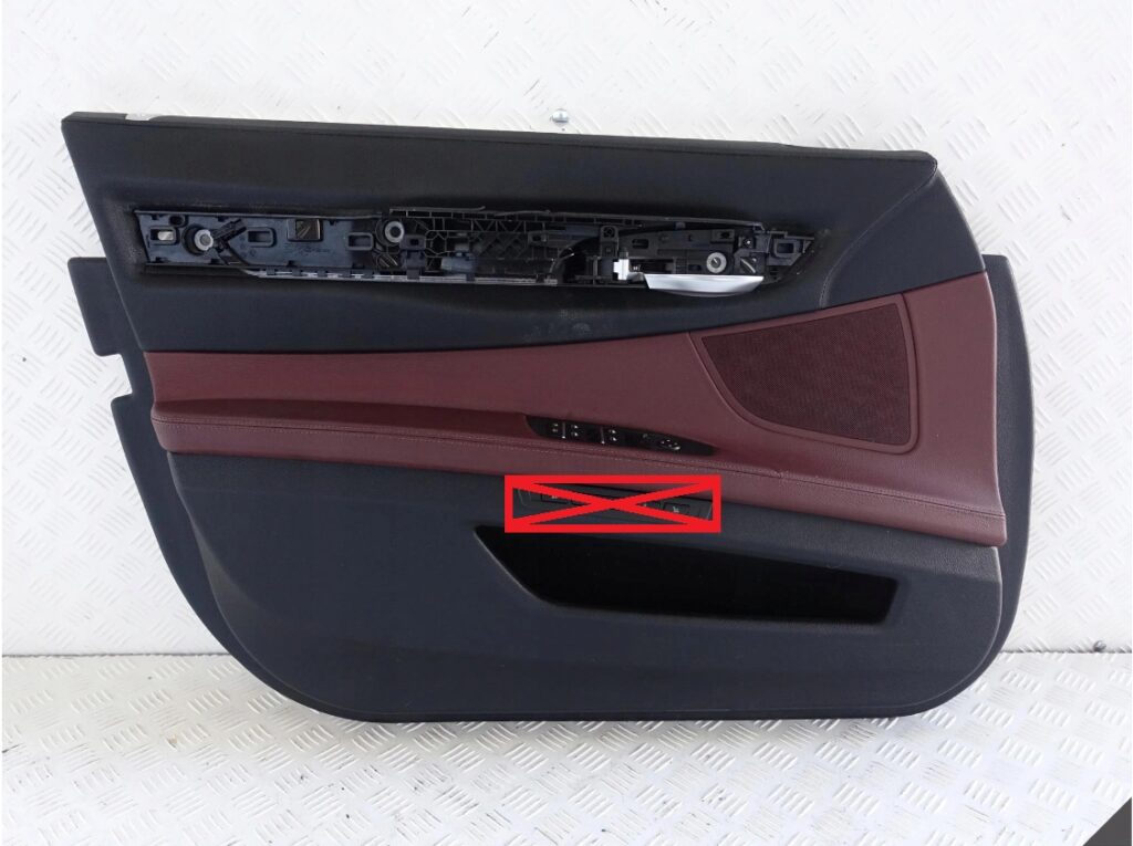BMW 7 F01 F02 TAPICERKA BOCZEK DRZWI LEWA PRZÓD