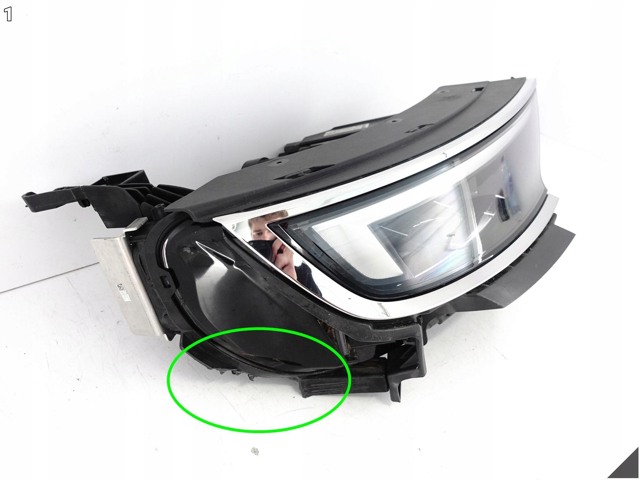 OPEL MOKKA B II 20- LAMPA FULL LED PRAWA PRZÓD EUROPA + CHROM / RAMKA OPEL MOKKA B II 20- LAMPA FULL LED PRAWA PRZÓD EUROPA + CHROM / RAMKA - obrazek 2