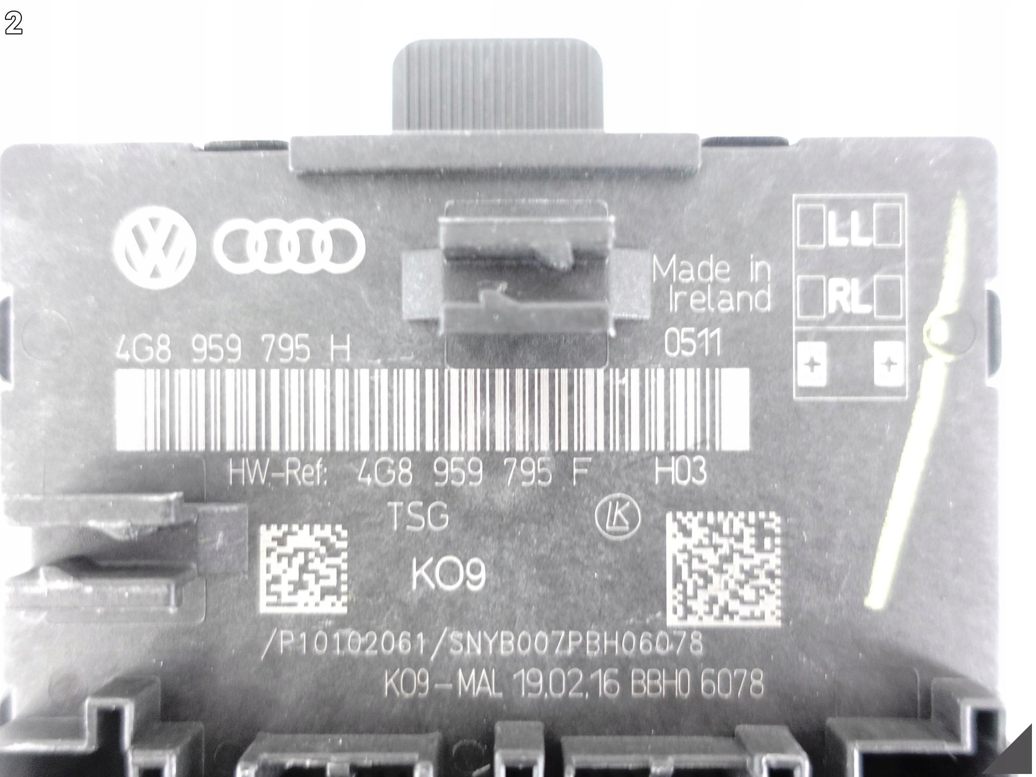 AUDI RS7 S7 A7 4G8 RS6 S6 A6 C7 14-18 LIFT MODUŁ STEROWNIK DRZWI TYŁ L = P AUDI RS7 S7 A7 4G8 RS6 S6 A6 C7 14-18 LIFT MODUŁ STEROWNIK DRZWI TYŁ L = P - obrazek 3