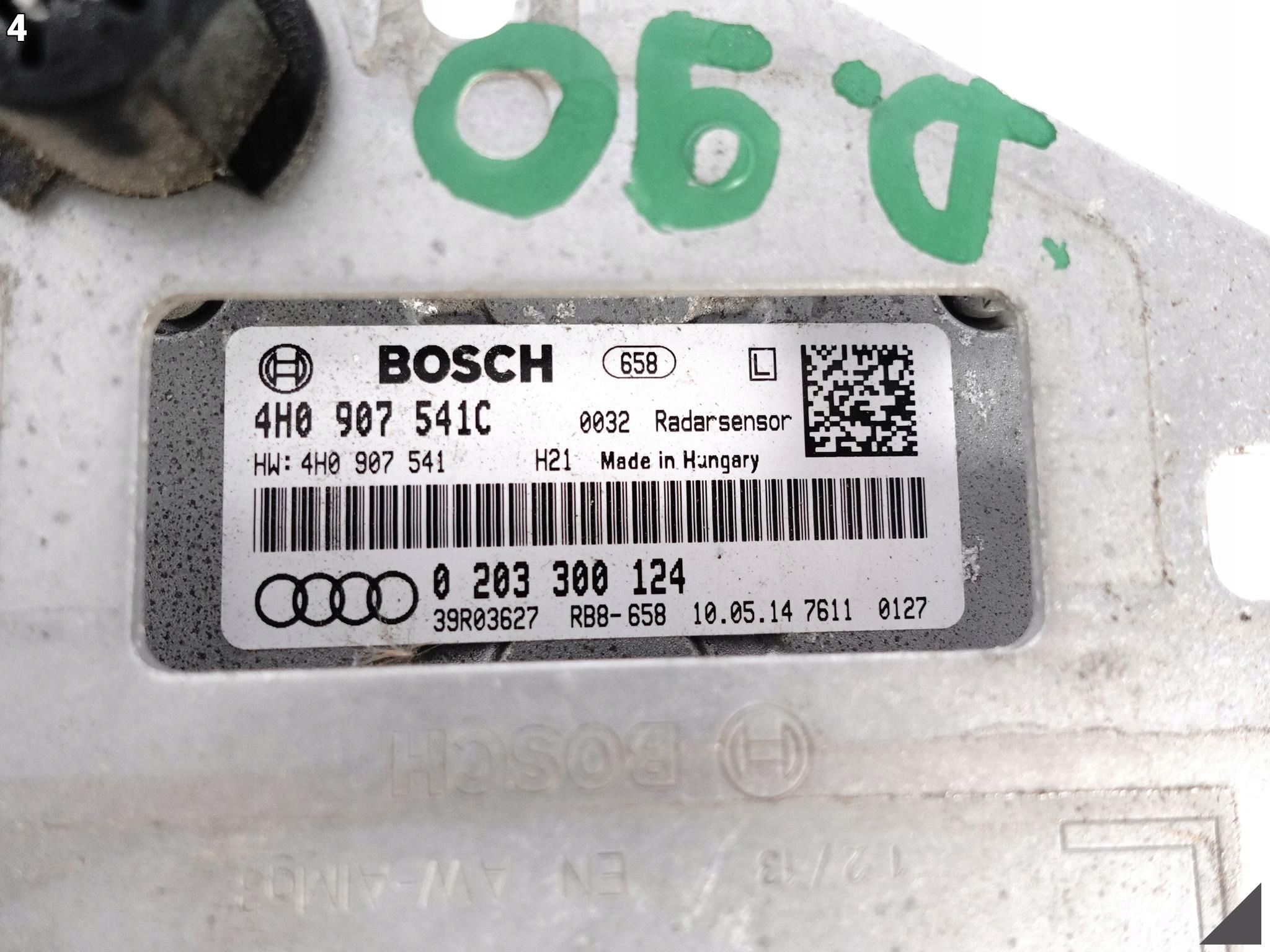 AUDI A8 S8 4H0 4HL D4 LIFT 13-17 CZUJNIK DISTRONIC RADAR SENSOR ACC LEWY AUDI A8 S8 4H0 4HL D4 LIFT 13-17 CZUJNIK DISTRONIC RADAR SENSOR ACC LEWY - obrazek 5