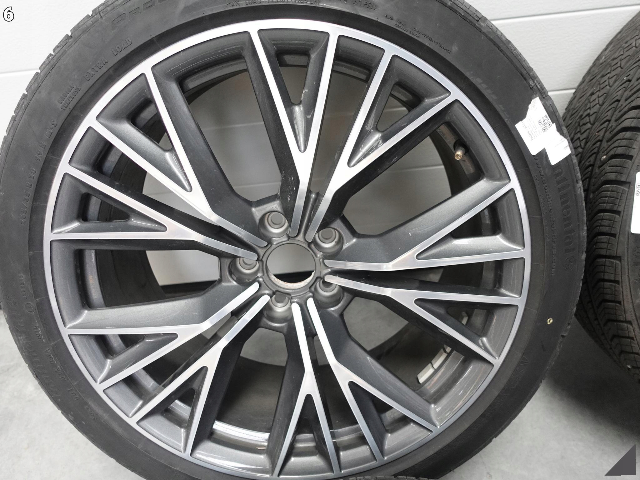 AUDI A7 S7 4G8 9JX20 ET37 CONTINENTAL 265/35 KOMPLET FELGI+OPONY ZIMA 8MM AUDI A7 S7 4G8 9JX20 ET37 CONTINENTAL 265/35 KOMPLET FELGI+OPONY ZIMA 8MM - obrazek 7