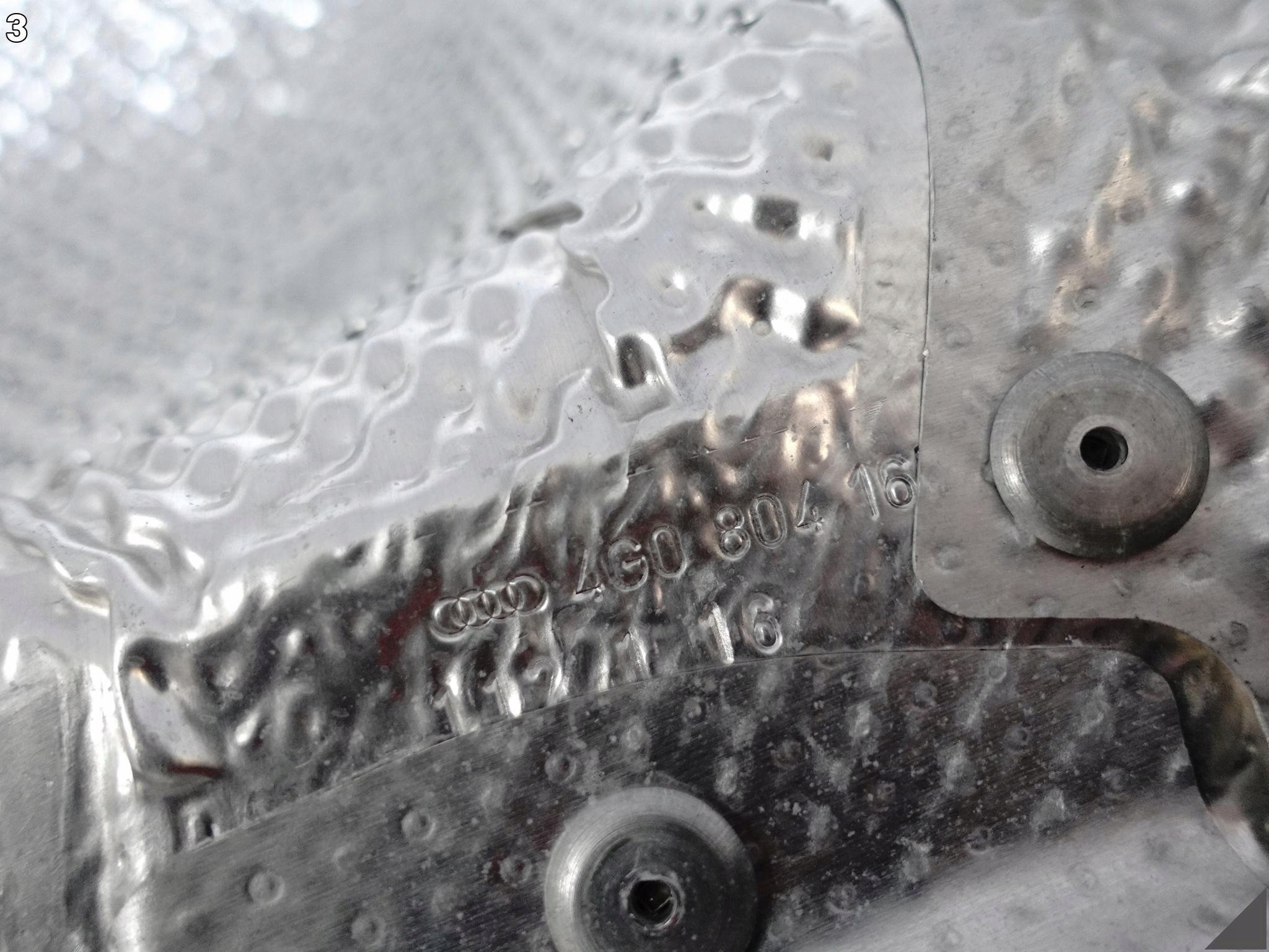 AUDI RS7 S7 A7 4G8 A6 S6 4G0 C7 14-18 OSŁONA ŚCIANY GRODZIOWEJ PODSZYBIA AUDI RS7 S7 A7 4G8 A6 S6 4G0 C7 14-18 OSŁONA ŚCIANY GRODZIOWEJ PODSZYBIA - obrazek 4