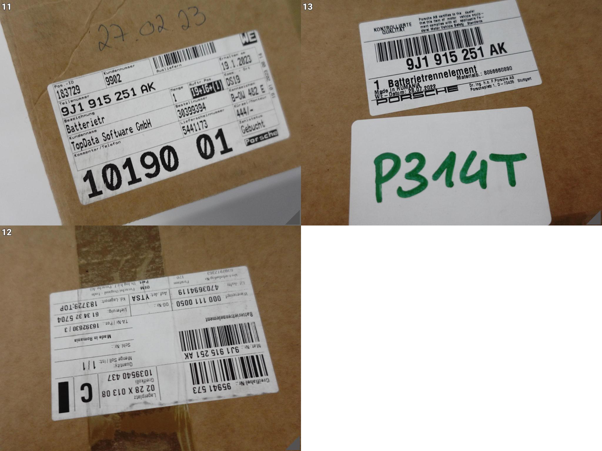 PORSCHE TAYCAN 9J1 E-TRON GT RS 4J3 MODUŁ IZOLATOR AKUMULATORA BATERIA PORSCHE TAYCAN 9J1 E-TRON GT RS 4J3 MODUŁ IZOLATOR AKUMULATORA BATERIA - obrazek 12